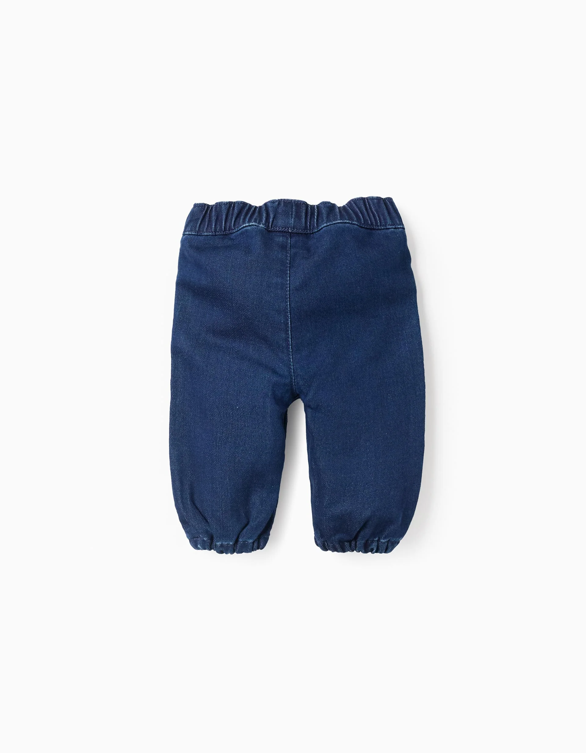 Jeans with Press Studs for Newborns, Blue