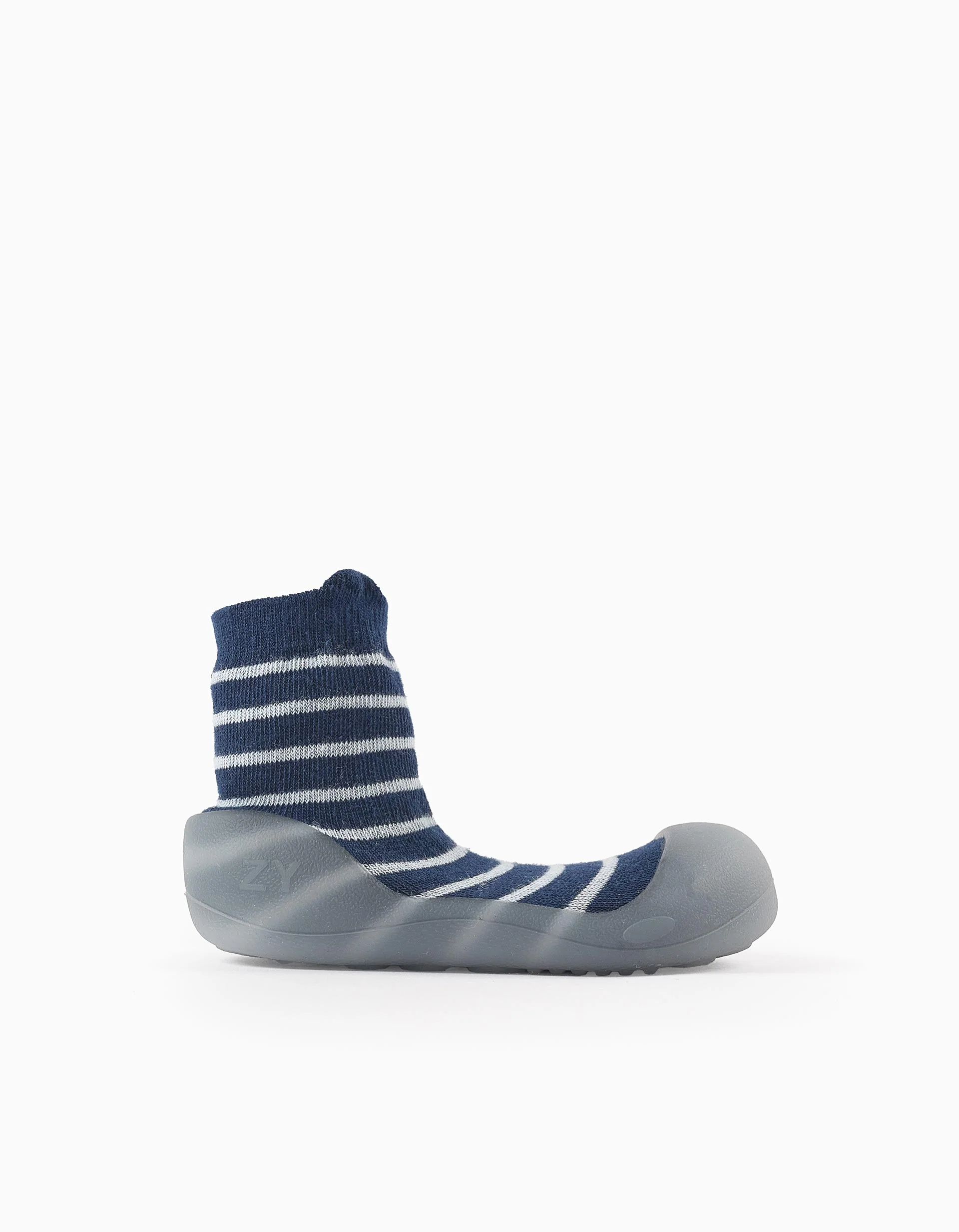 Steppies Slipper Socks for Baby Boys, Dark Blue