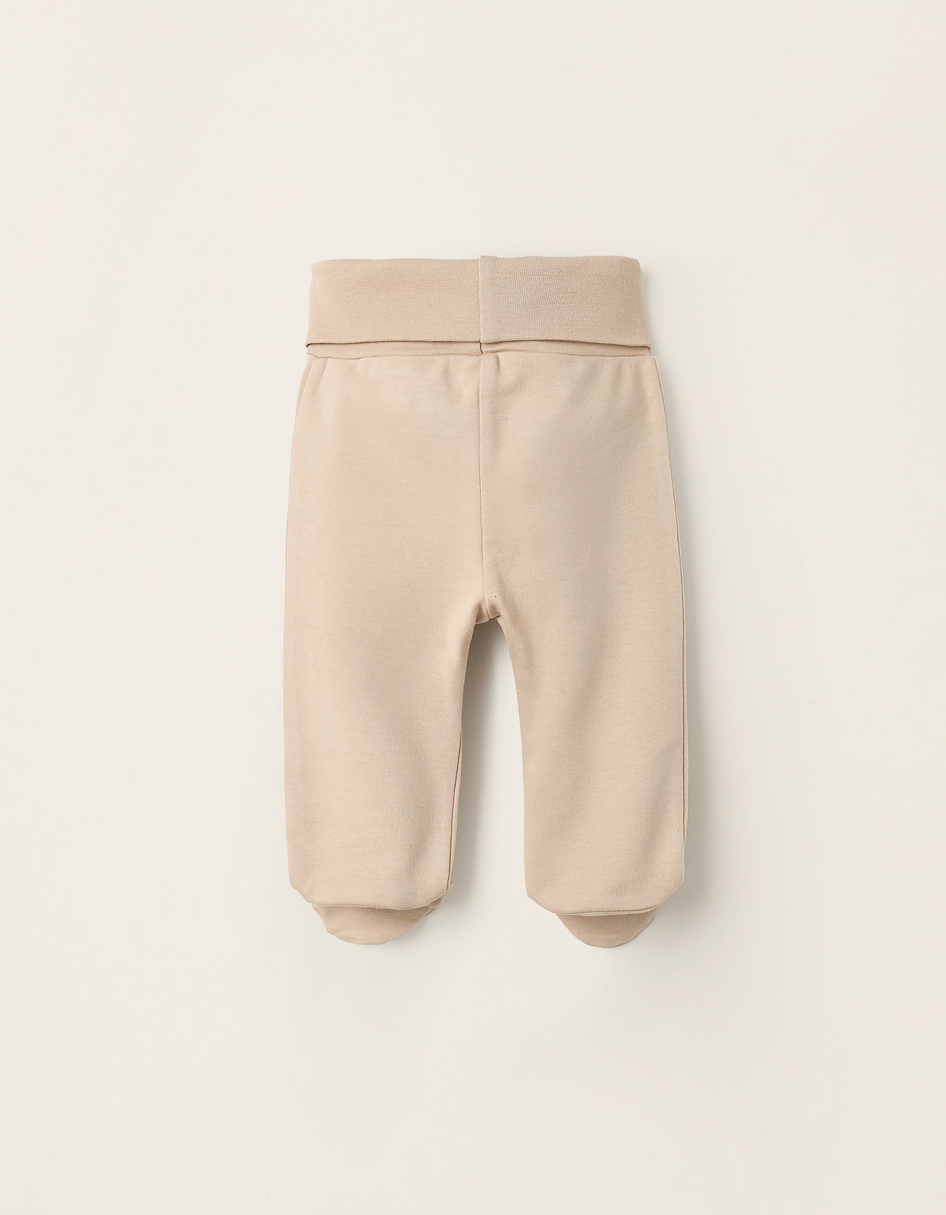Pack of 4 Cotton Footed Trousers for Baby Boys, Multicolour