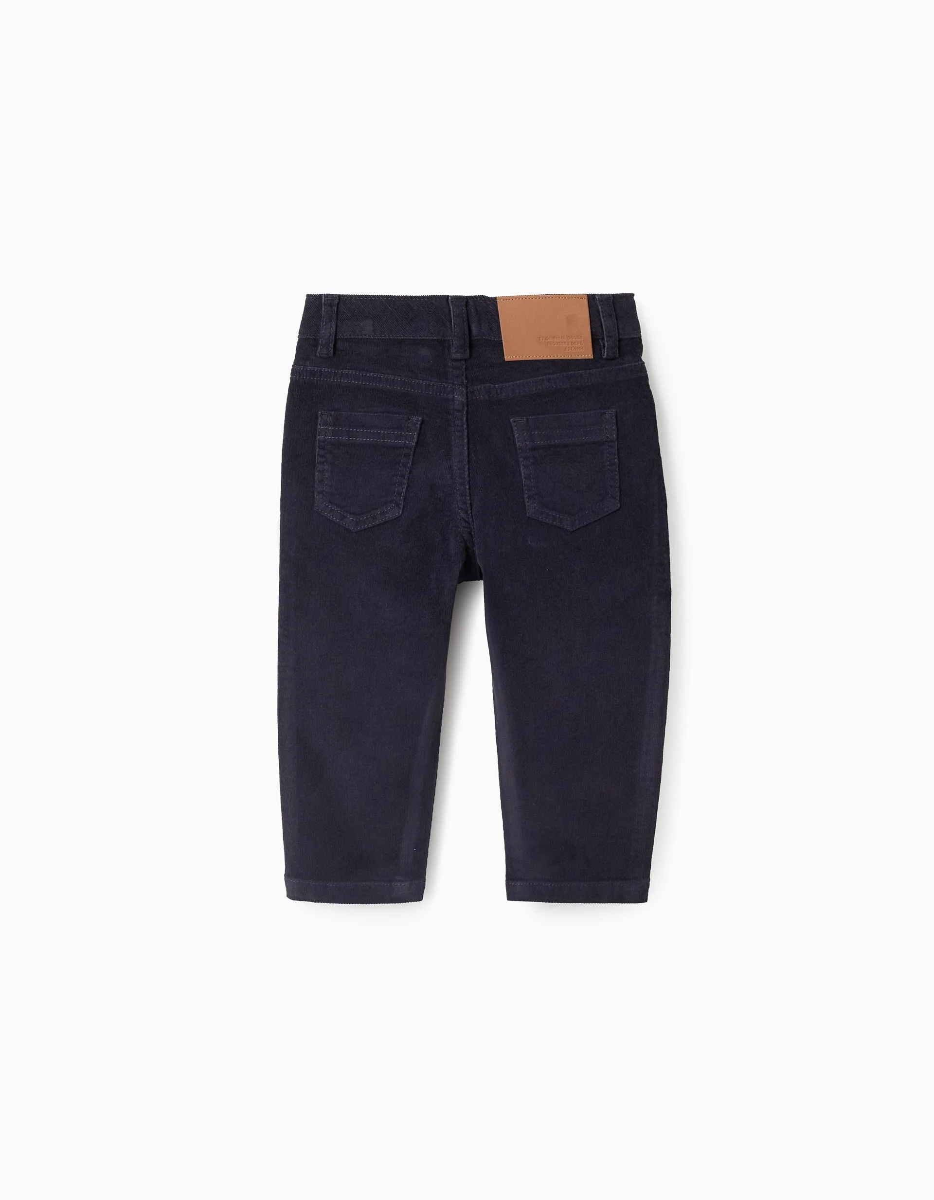 Corduroy Trousers for Baby Boys, Dark Blue