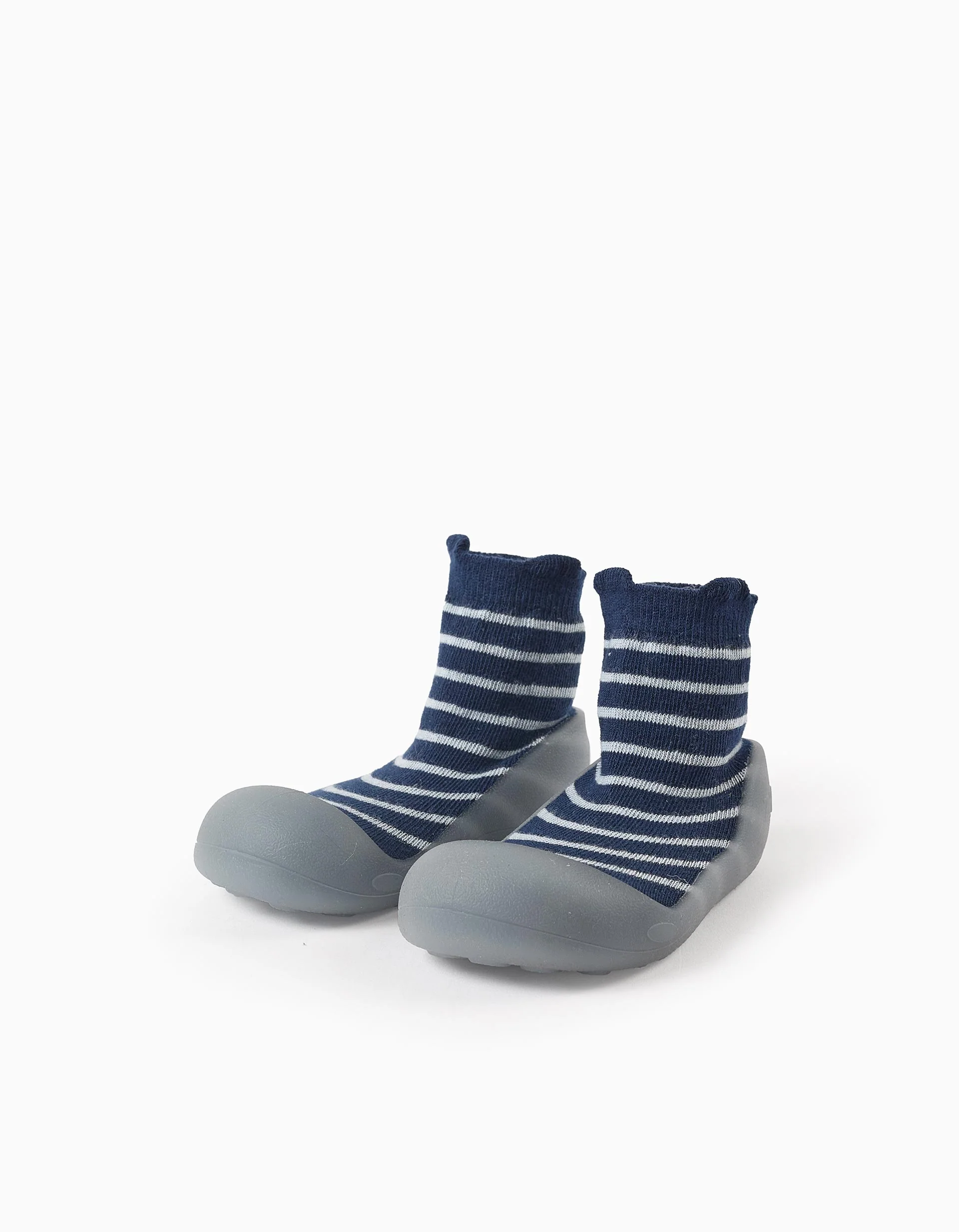 Steppies Slipper Socks for Baby Boys, Dark Blue
