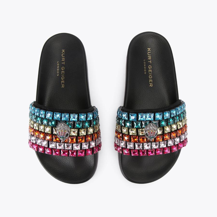 Kurt Geiger Meena Eagle Jewel Slide
