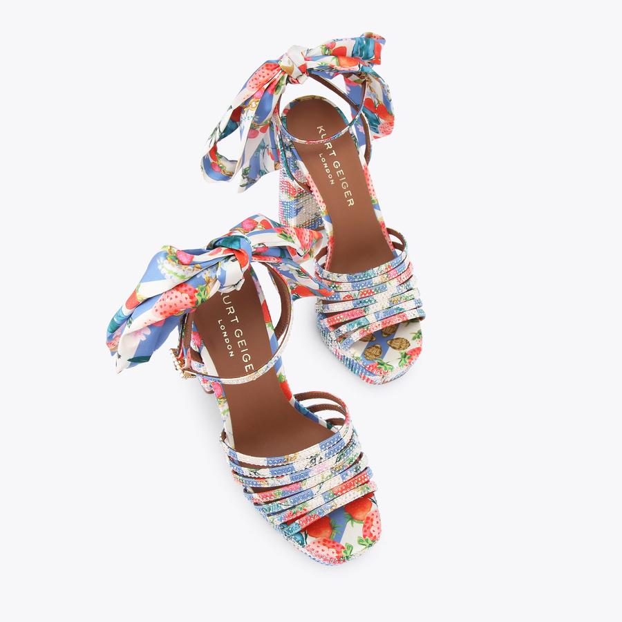 Kurt Geiger Pierra Ankle Tie Platform Heel