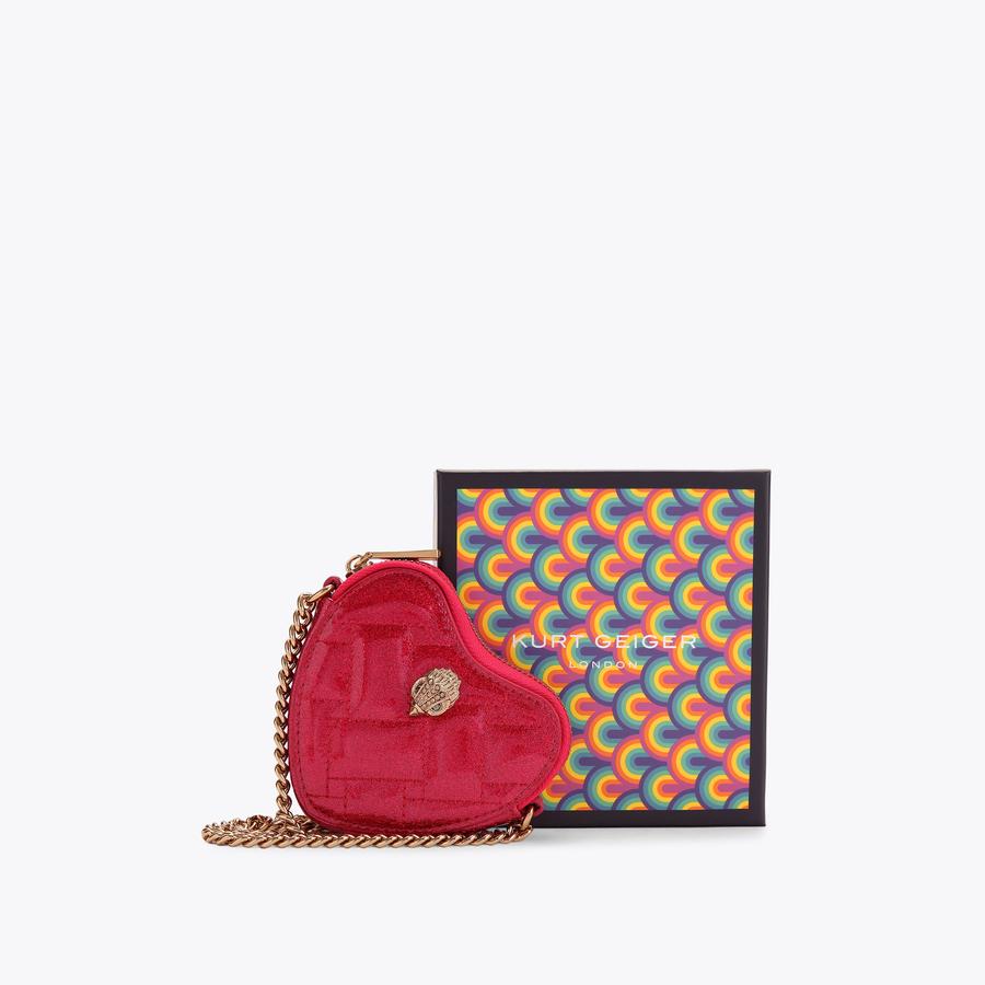 Kurt Geiger Micro Heart Cross Body Bag