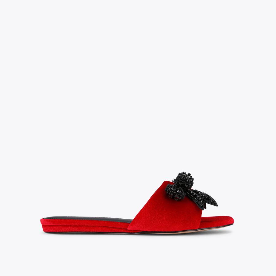 Kurt Geiger Kensington Bow Flat Sandal
