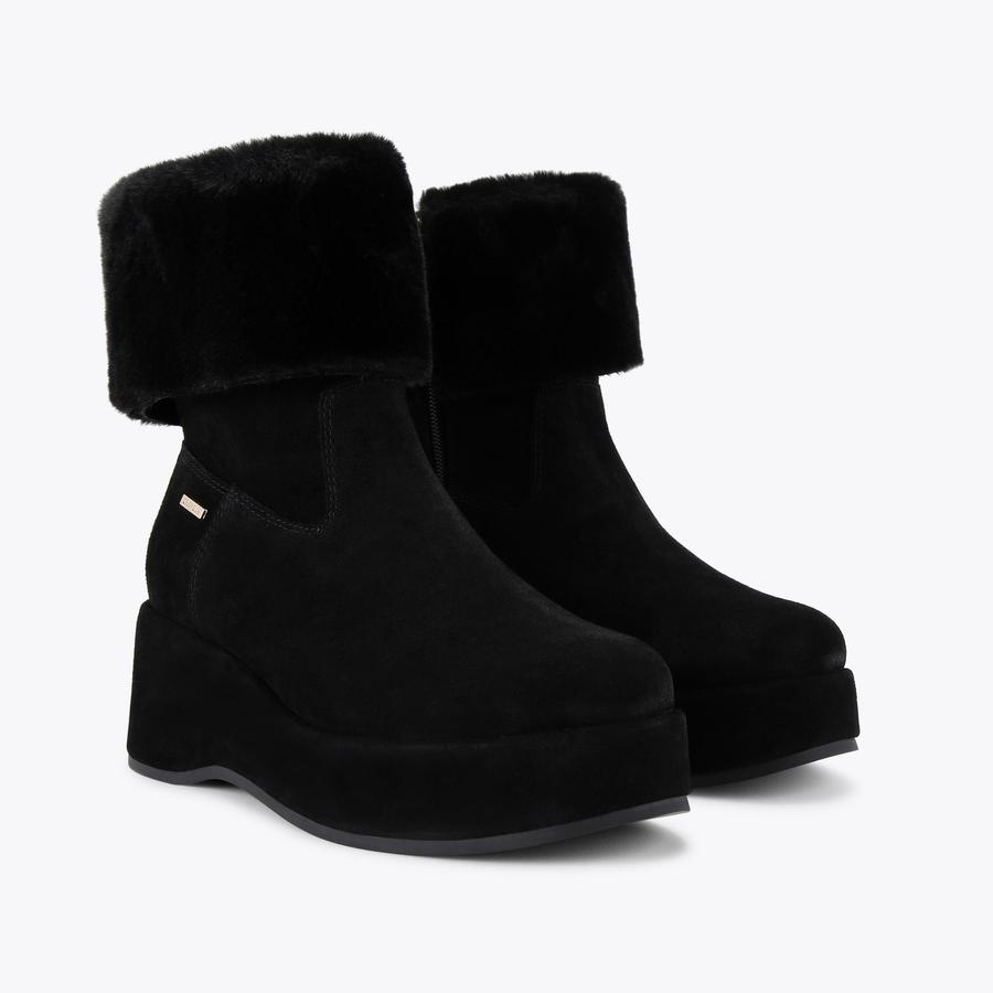 Kurt Geiger Apres Fur Ankle Boot