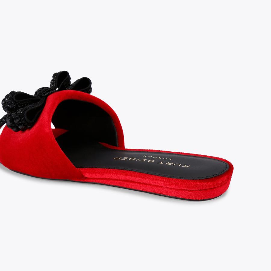 Kurt Geiger Kensington Bow Flat Sandal