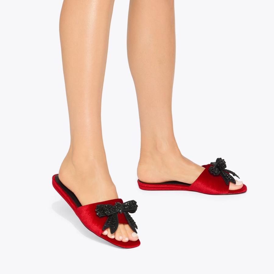 Kurt Geiger Kensington Bow Flat Sandal