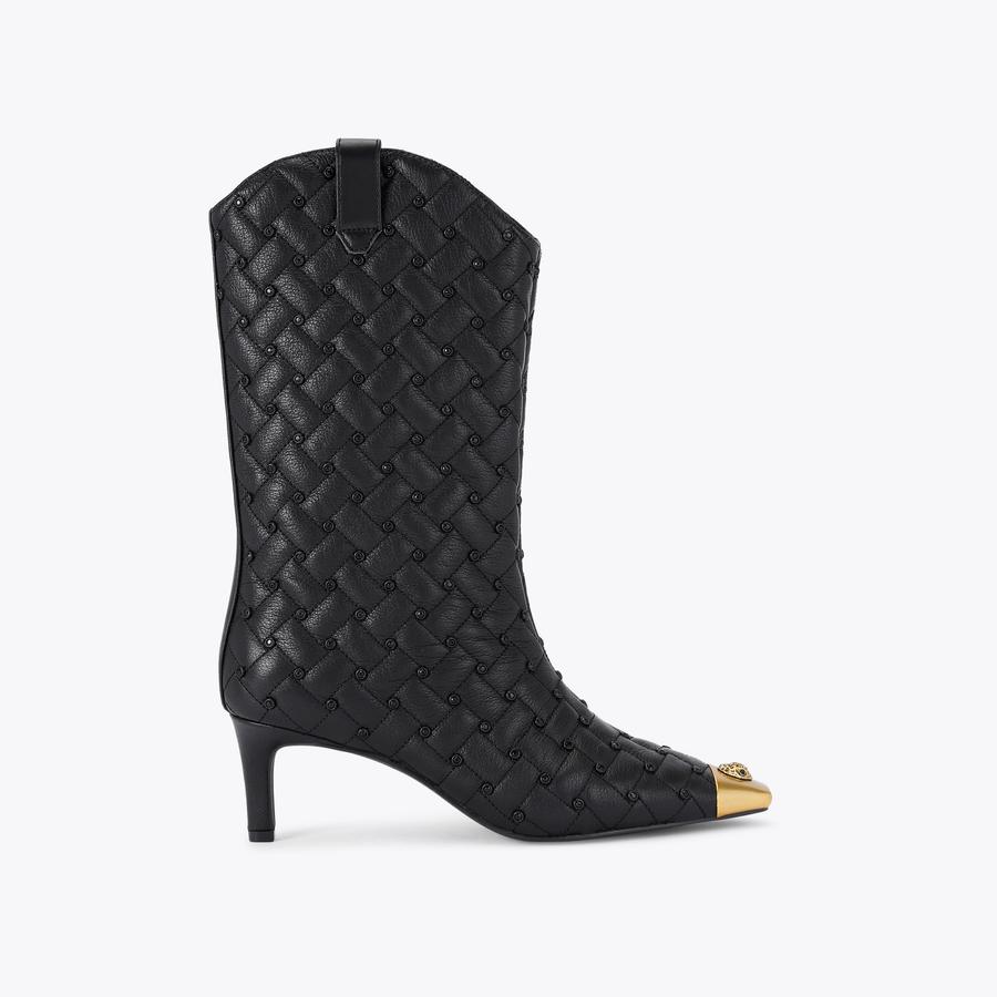 Kurt Geiger Regent Denim Western Boot