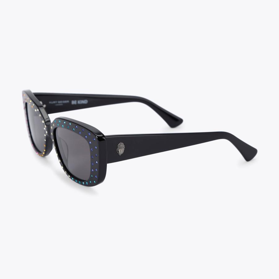 Kurt Geiger Shoreditch Gem Rectangle Sunglasses