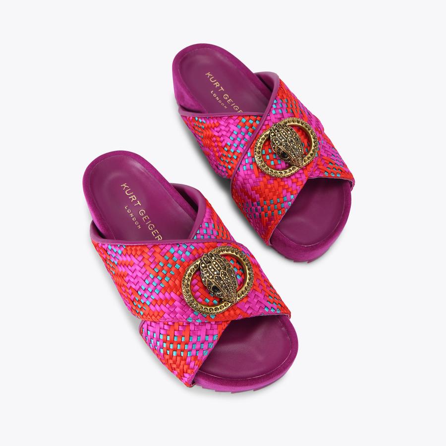 Kurt Geiger Chelsea Cross Strap Sandal