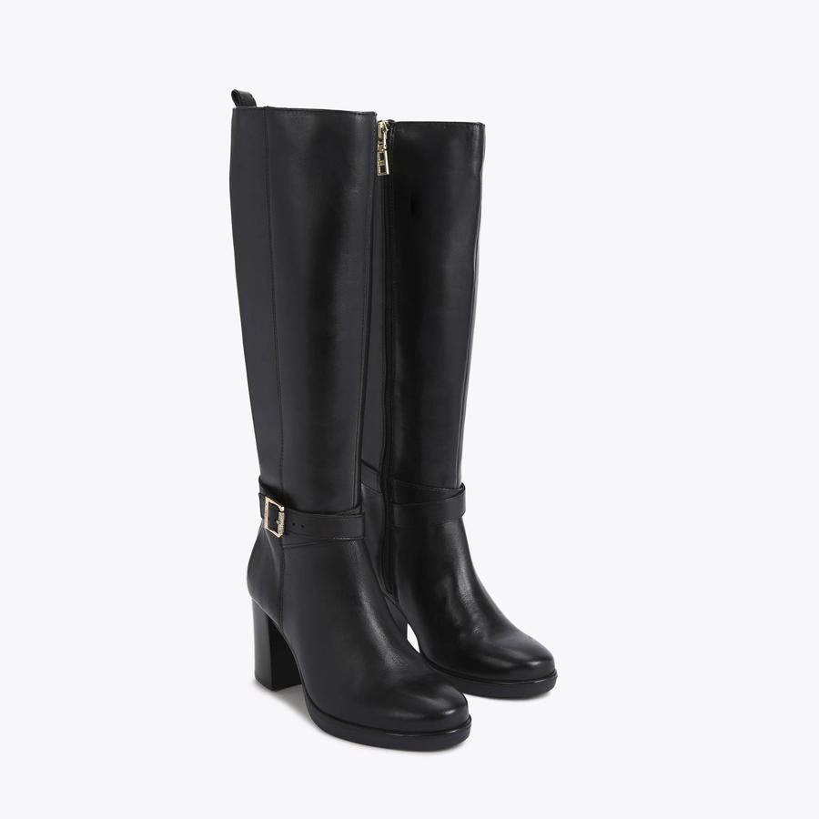Kurt Geiger Silver Knee High Boot
