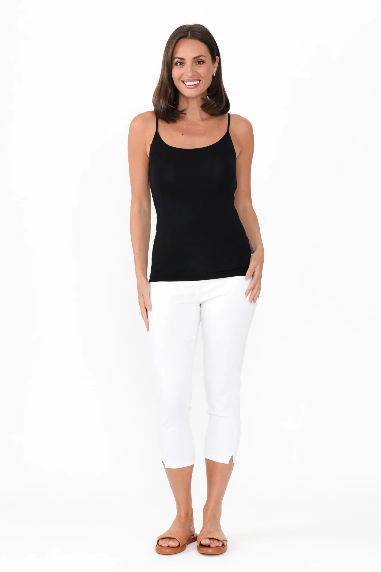 Black Micro Modal Singlet