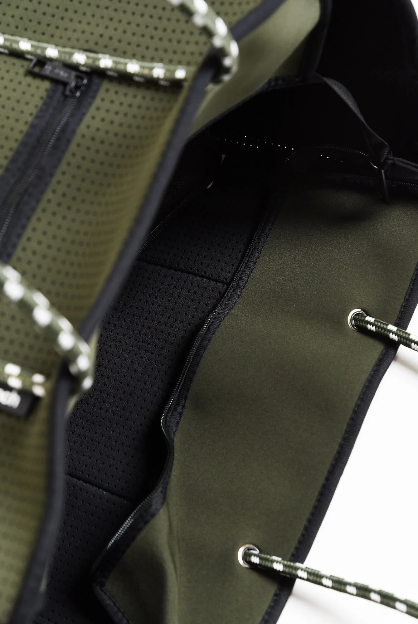 Amola Olive Neoprene Tote Bag