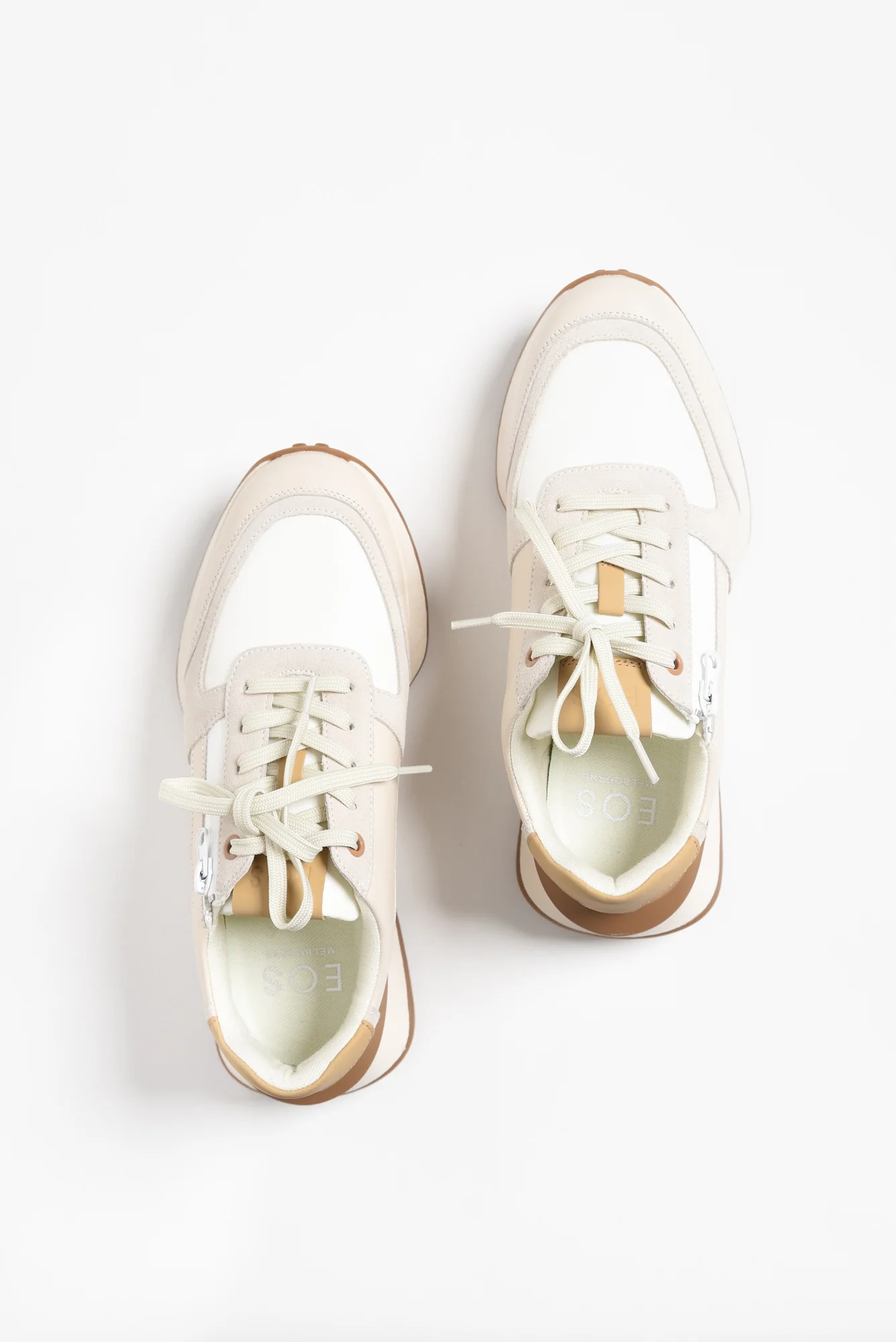 Blithe Cream Leather Sneaker