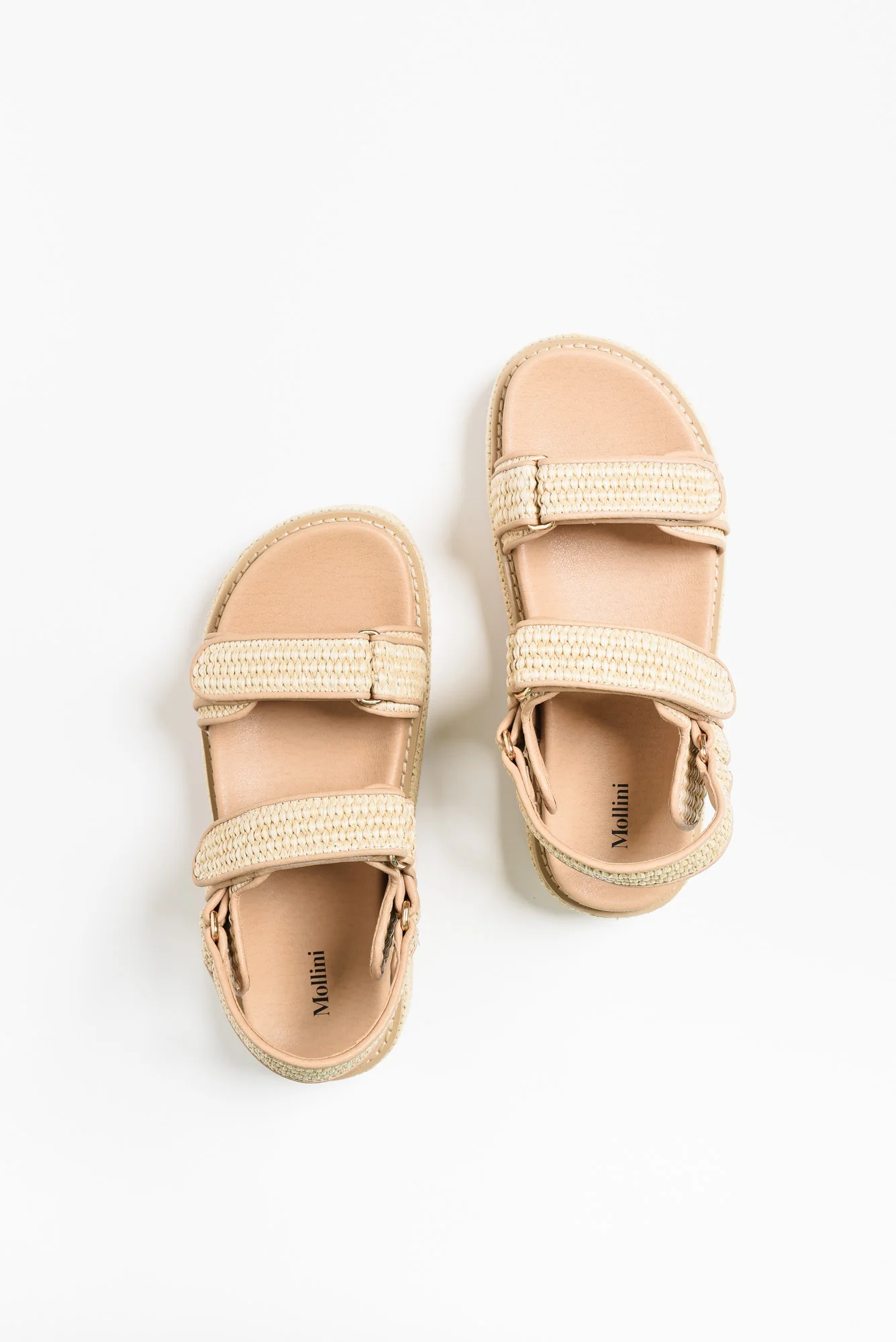 Bridgett Natural Leather Platform Sandal