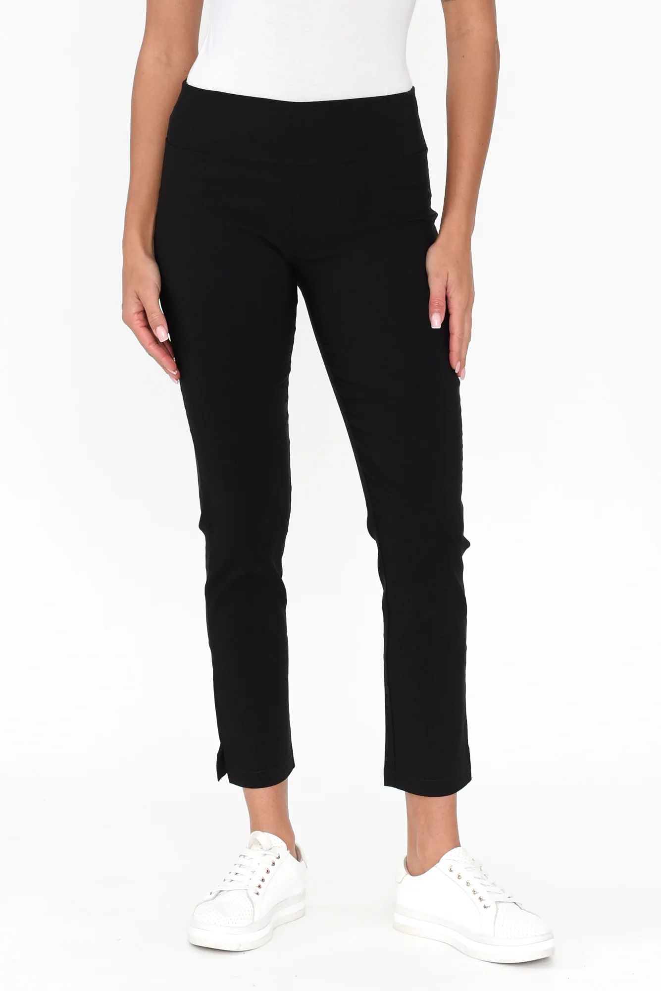 Marlin Black Slim Leg Pants