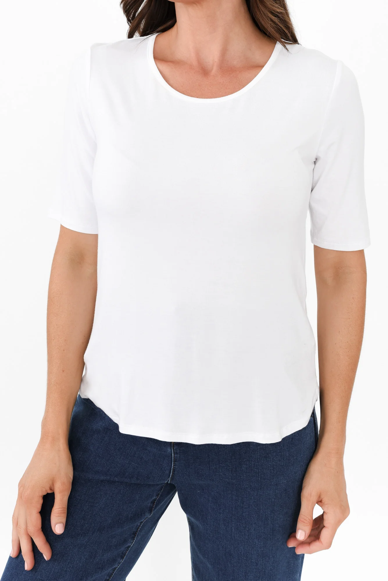 Sophie White Bamboo Top