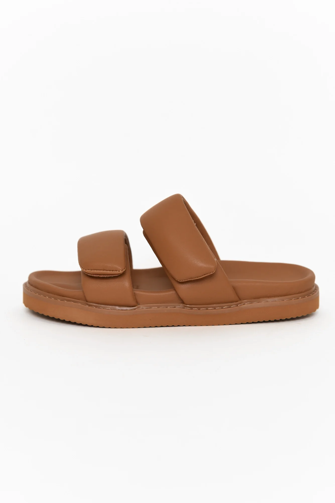 Amy Tan Leather Slide