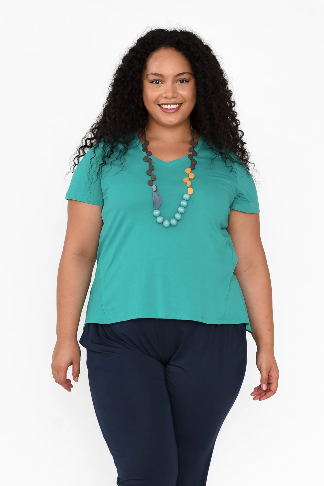 Luella Jade Green Cotton Tee