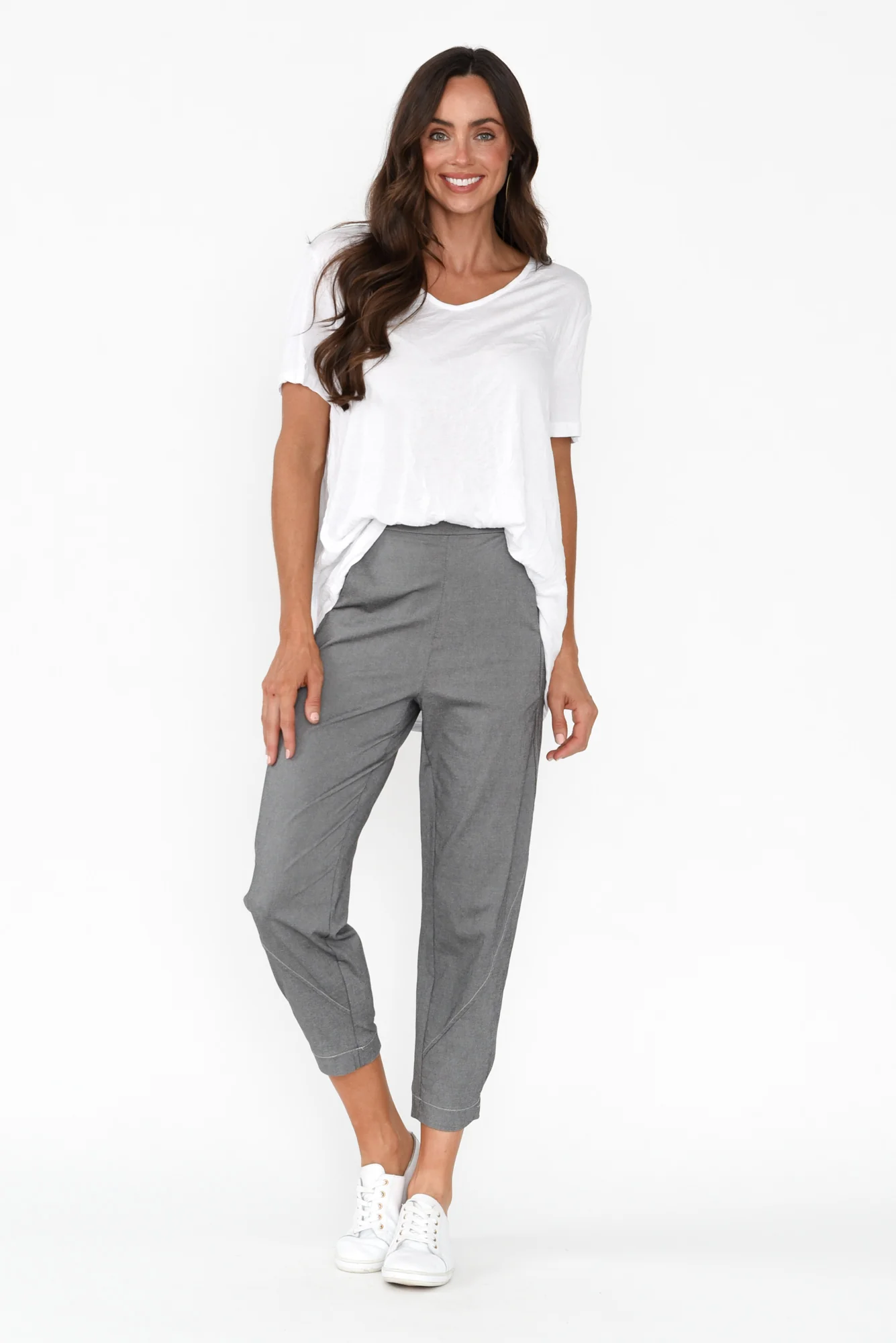 Cosita Grey Cropped Pants
