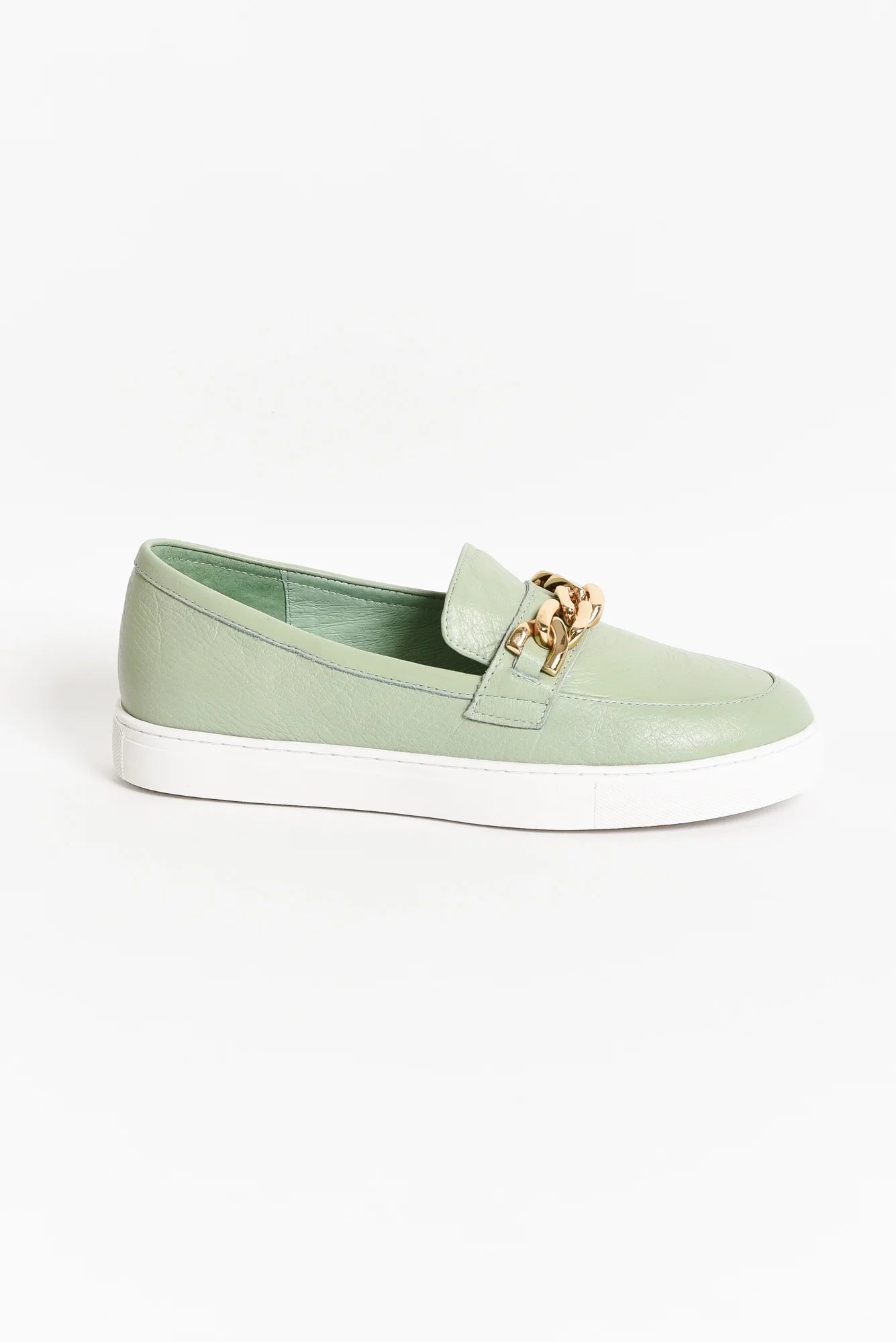 Oscar Sage Chain Leather Loafer