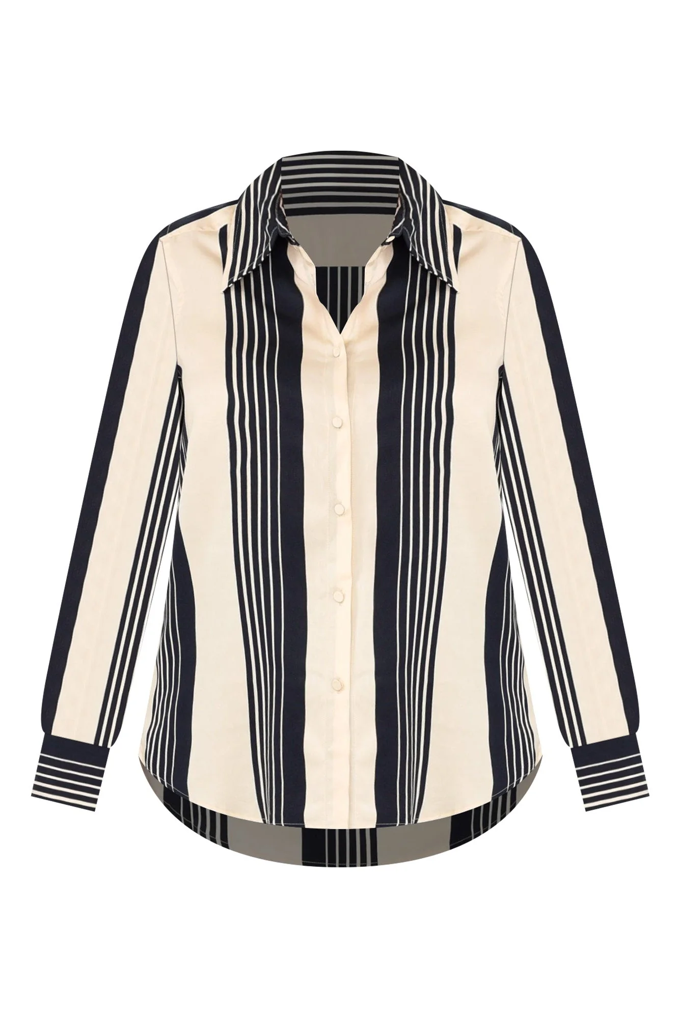 Heartstopper Navy Stripe Lyocell Shirt