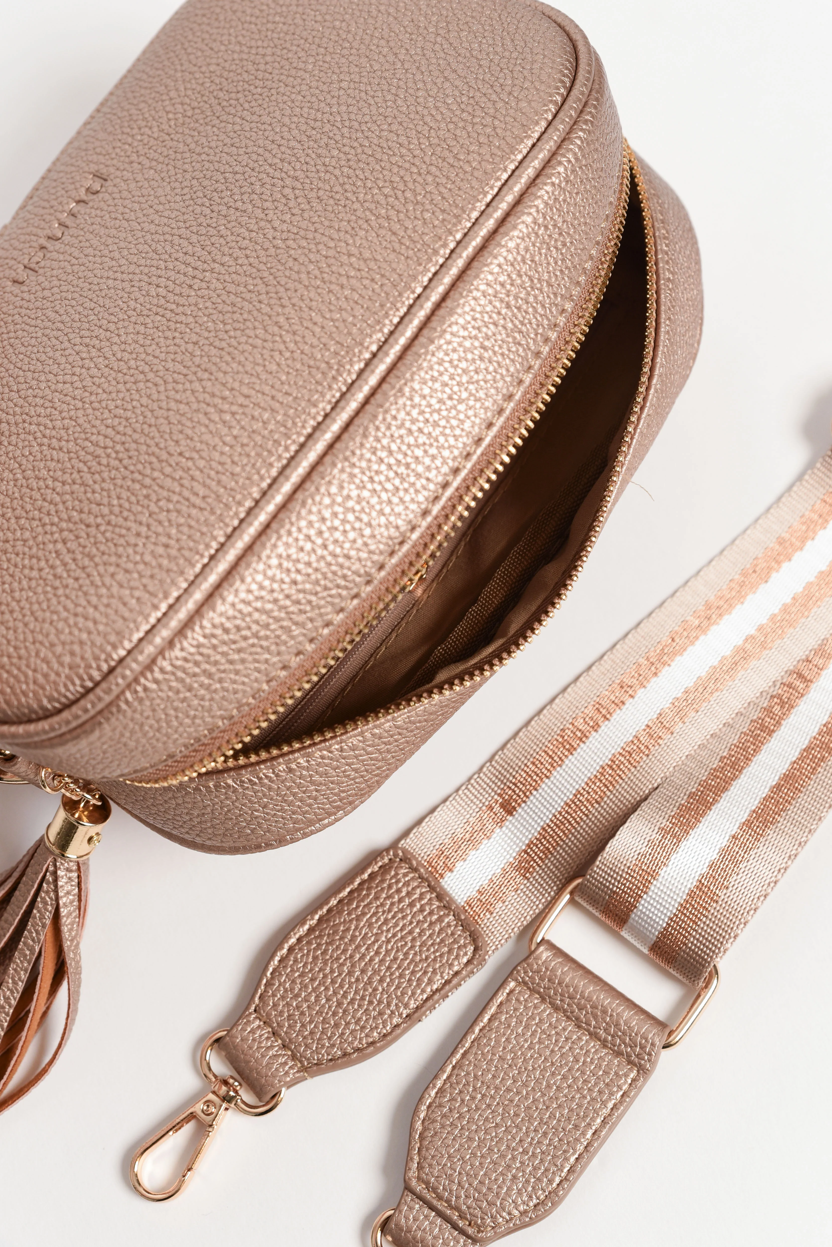 Dell Bronze Crossbody Bag