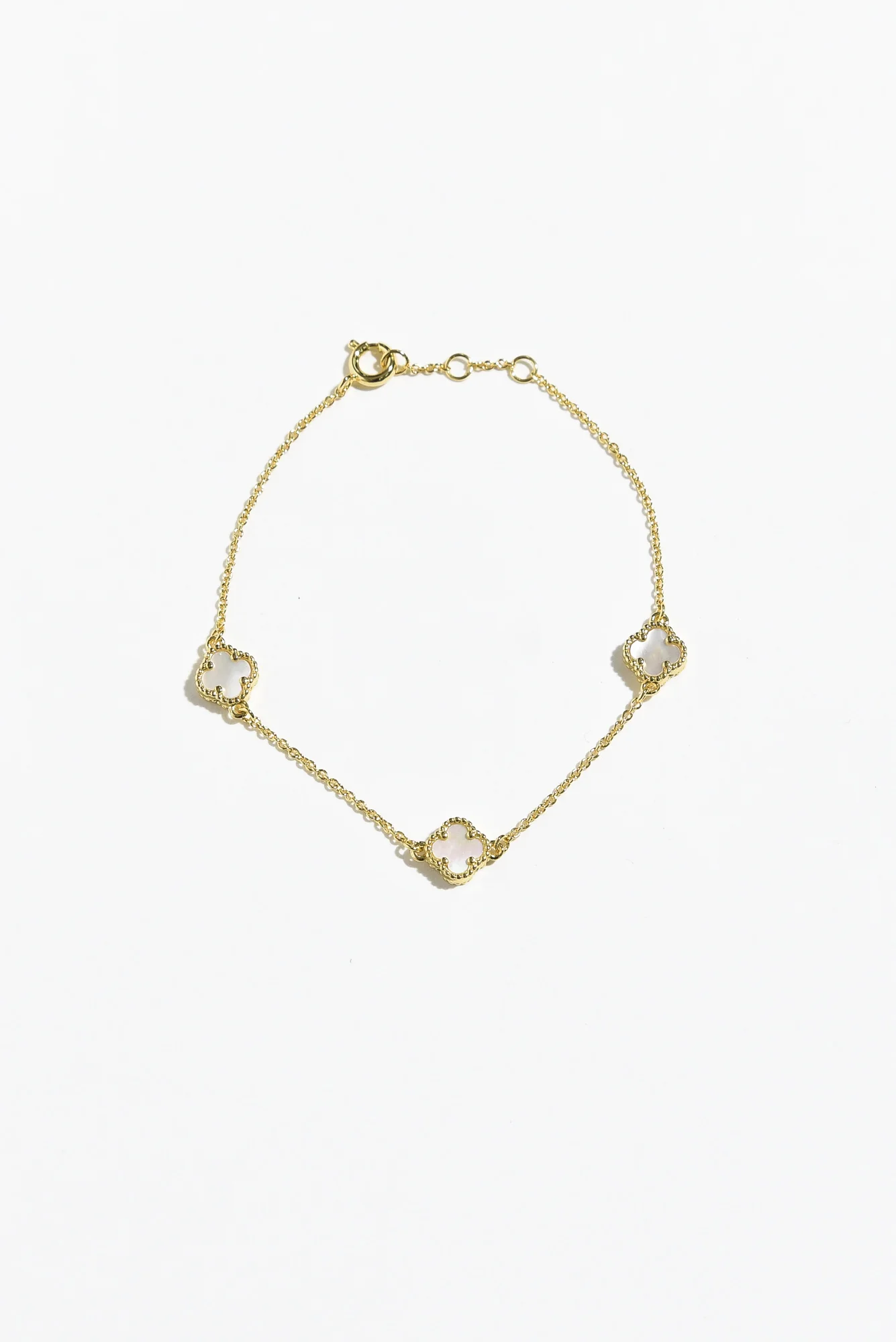 Reign Pearlescent Stone Bracelet