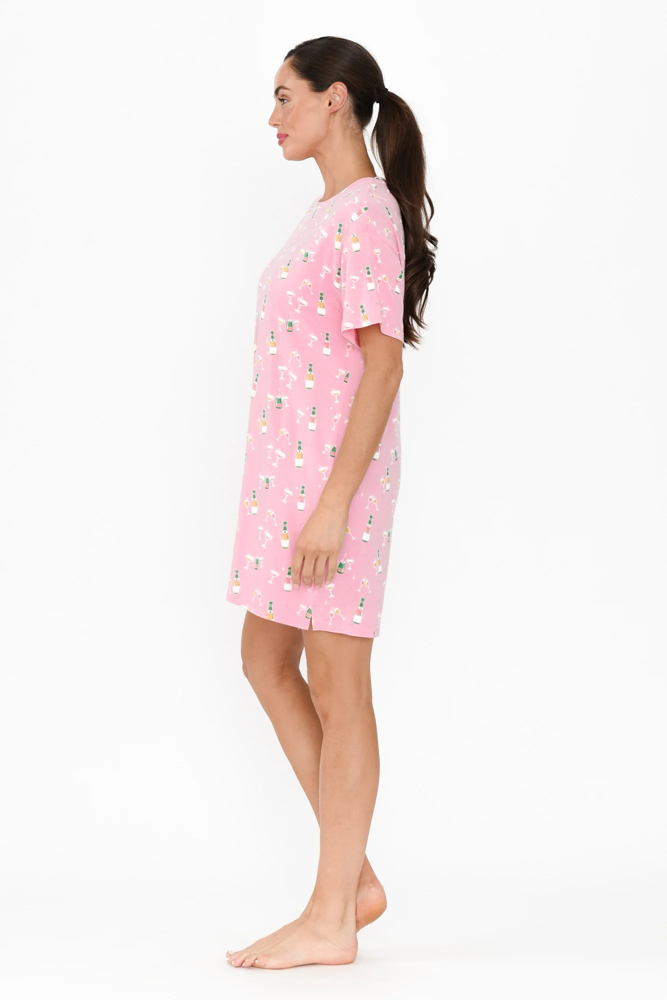 Collie Pink Champagne Bamboo Nightie