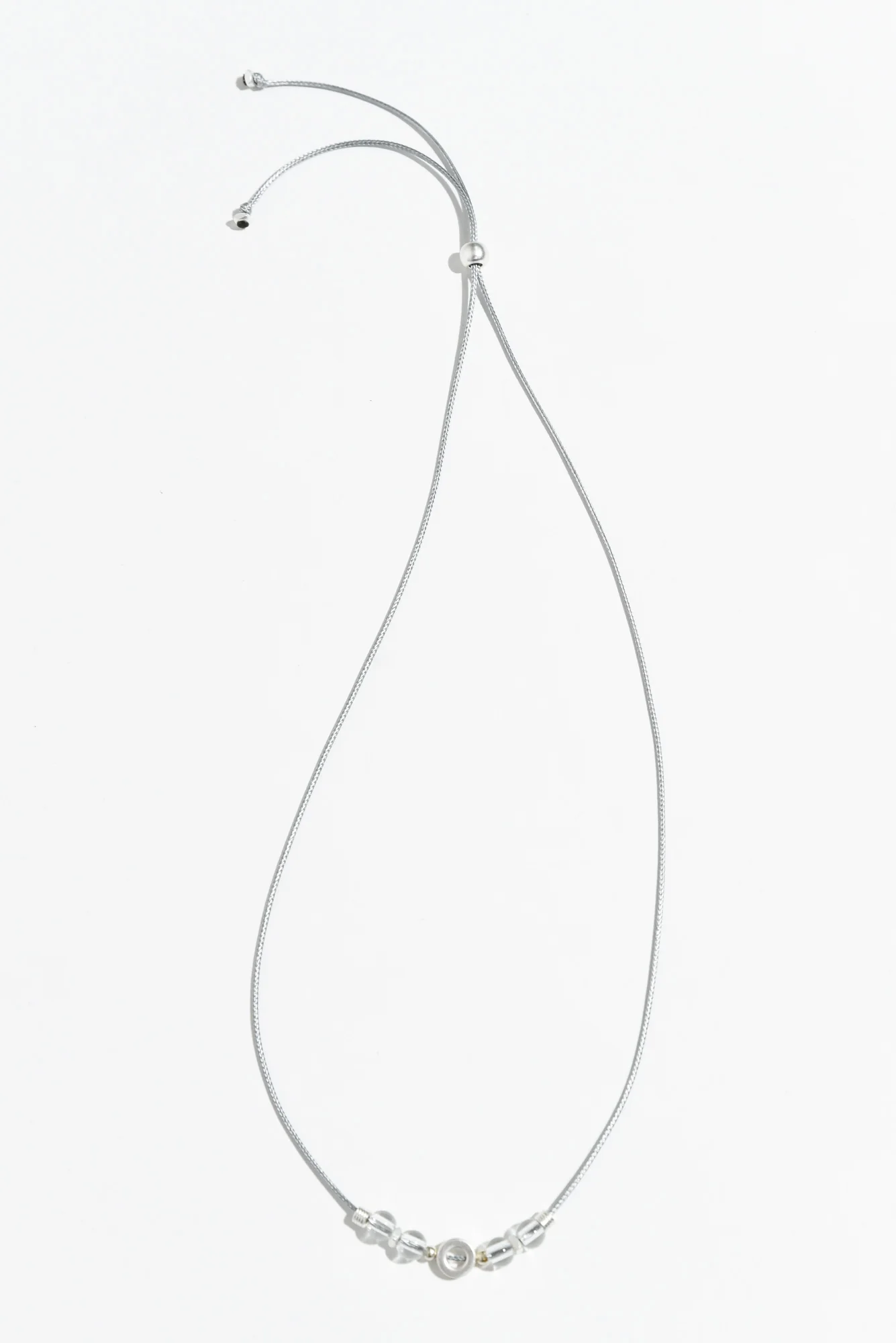 Valera Silver Beaded Necklace