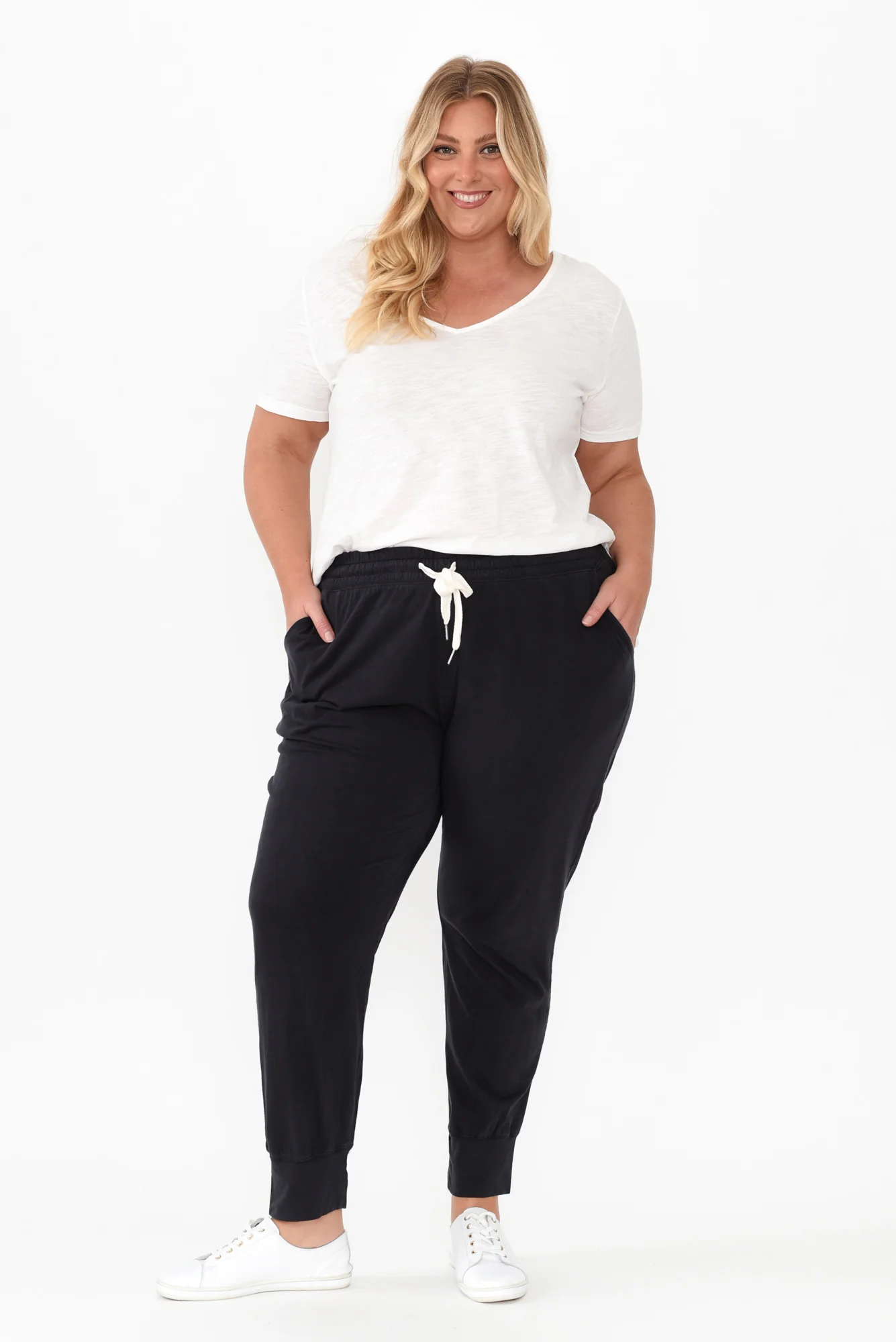 Navy Wash Out Lounge Pants