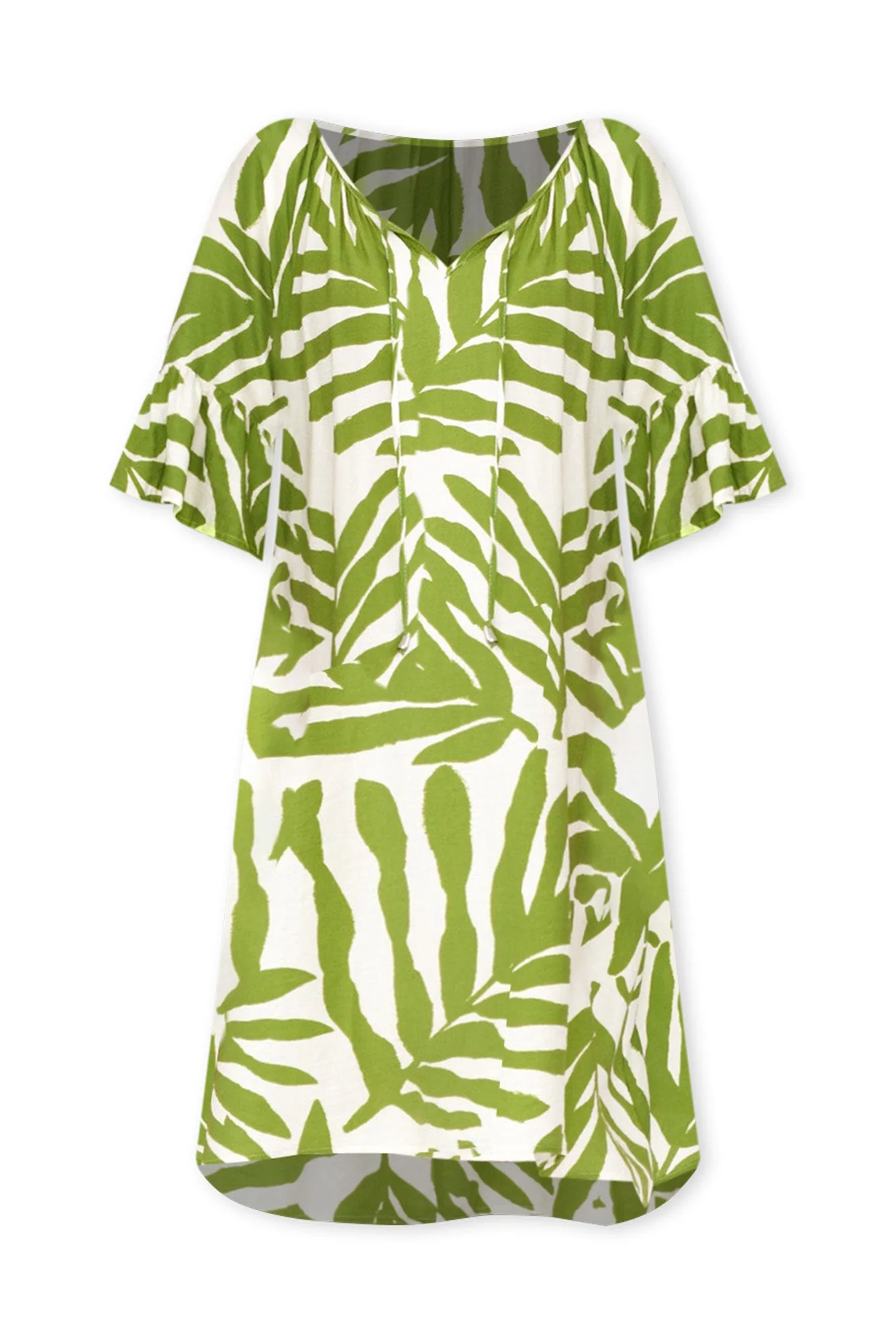 Mariella Green Palm Pocket Dress