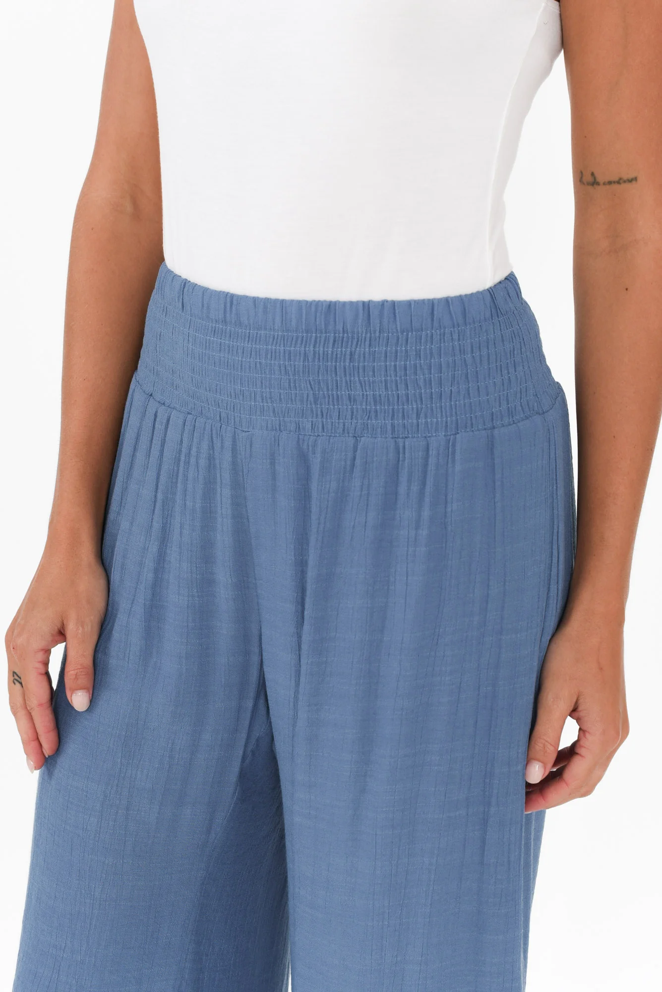 Lettie Steel Button Pant