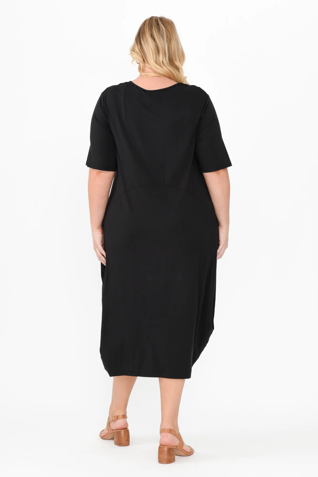 Samiya Black Bamboo Dress