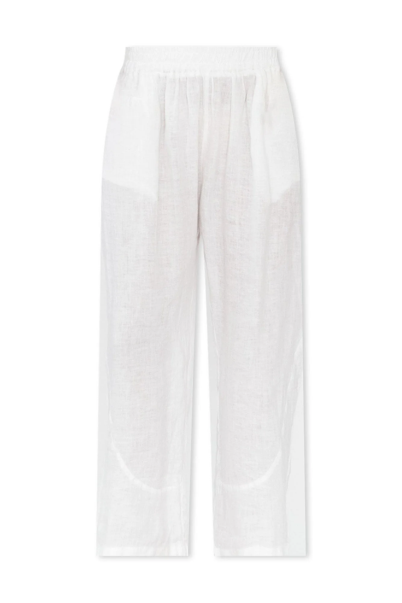 Ataya White Linen Pants