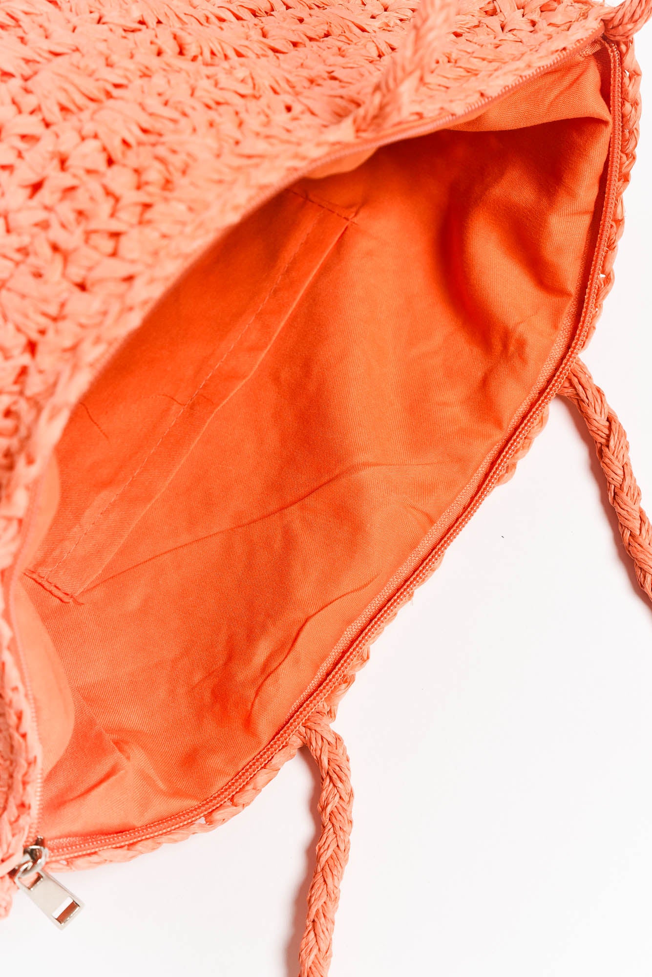 Endota Coral Straw Tote