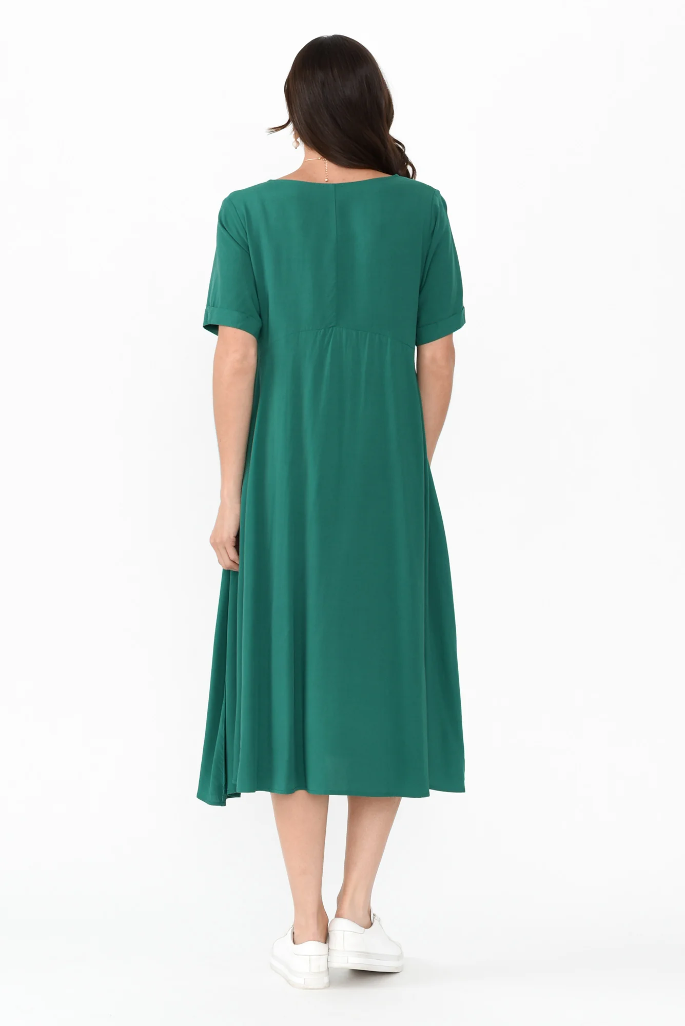 Zaelia Emerald Crescent Dress