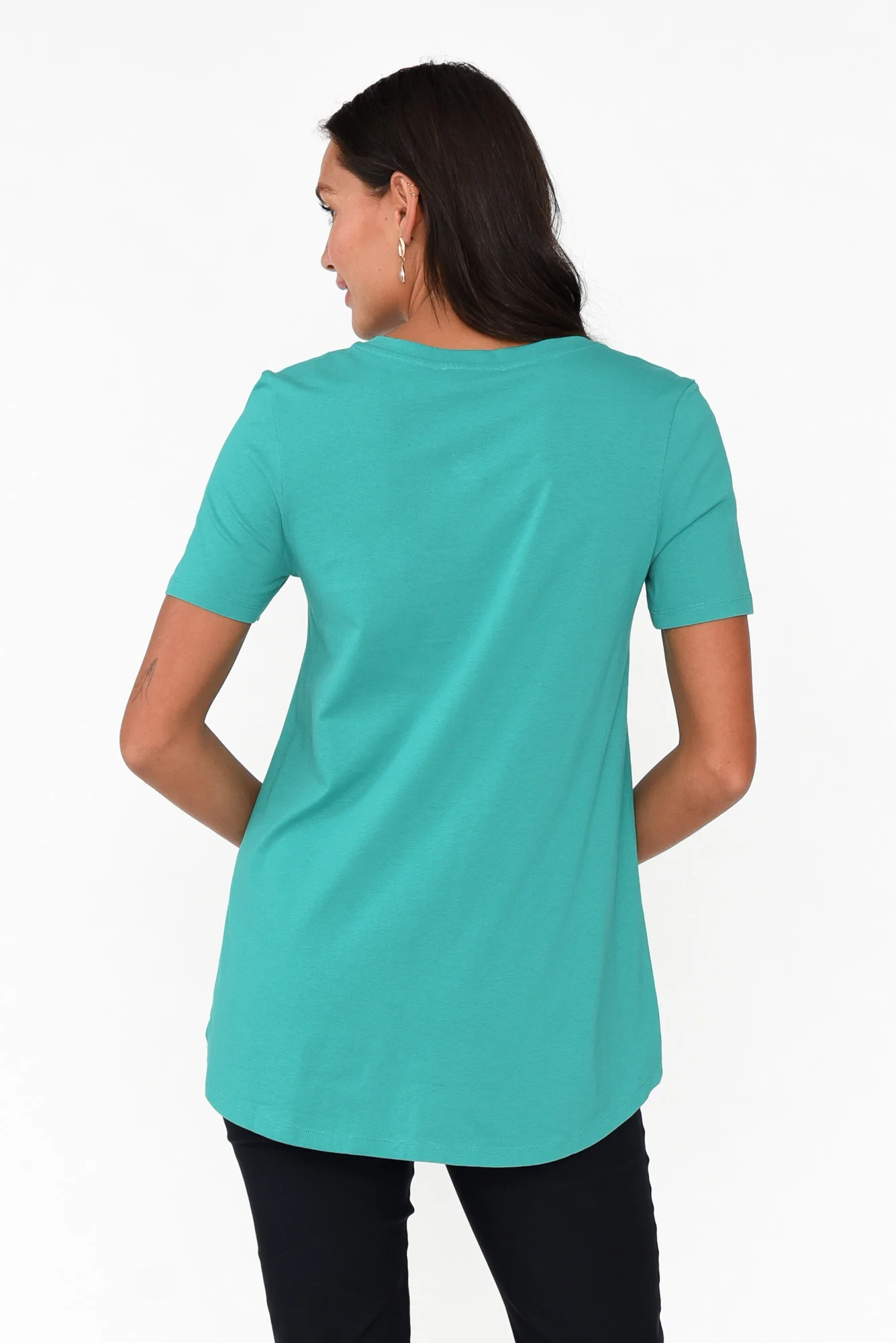 Luella Jade Green Cotton Tee