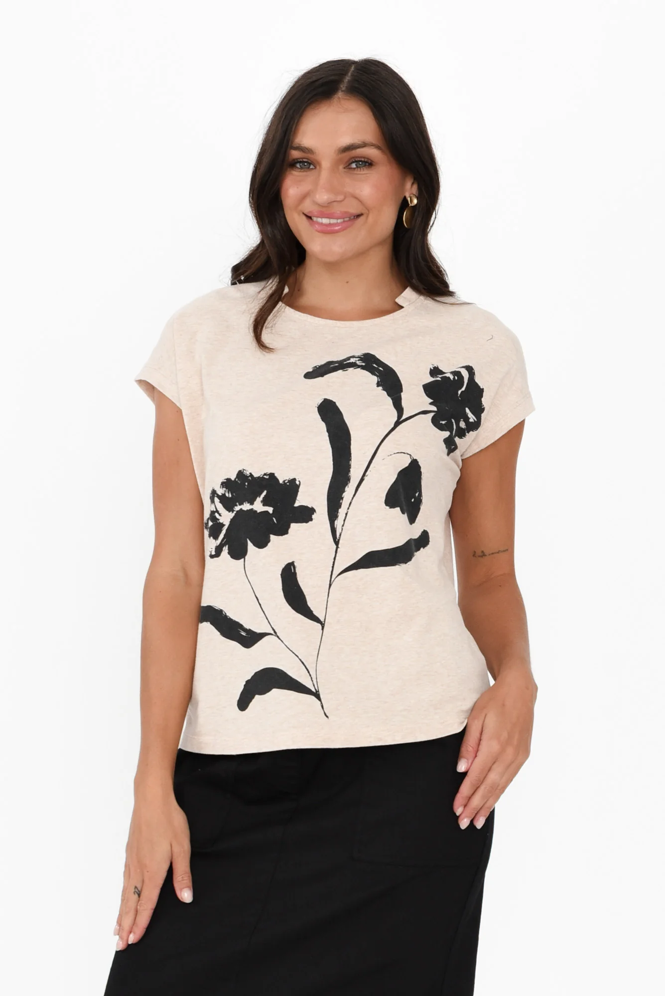 Freydis Oat Flower Shell Tee