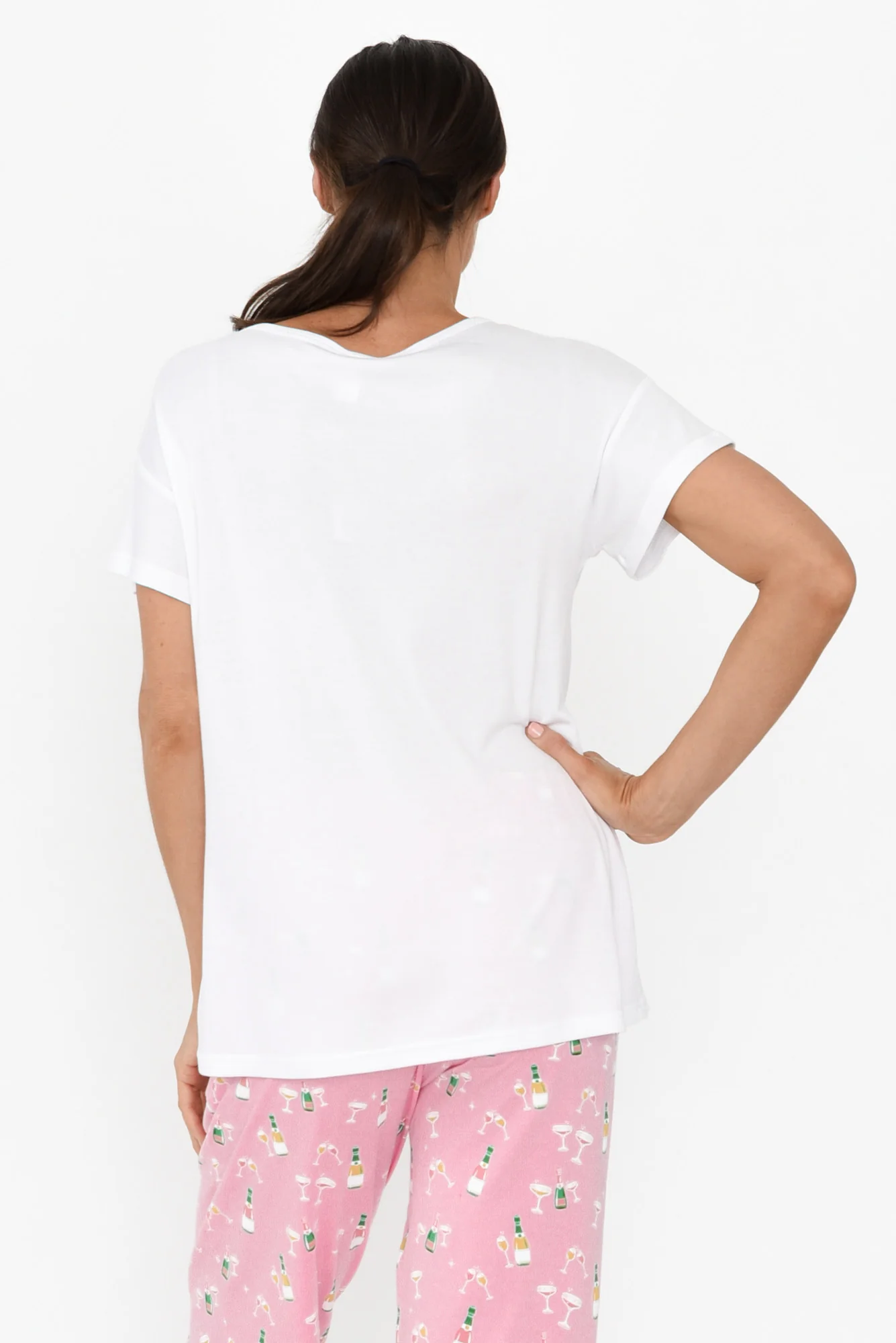 Baku White Bamboo Sleep Tee