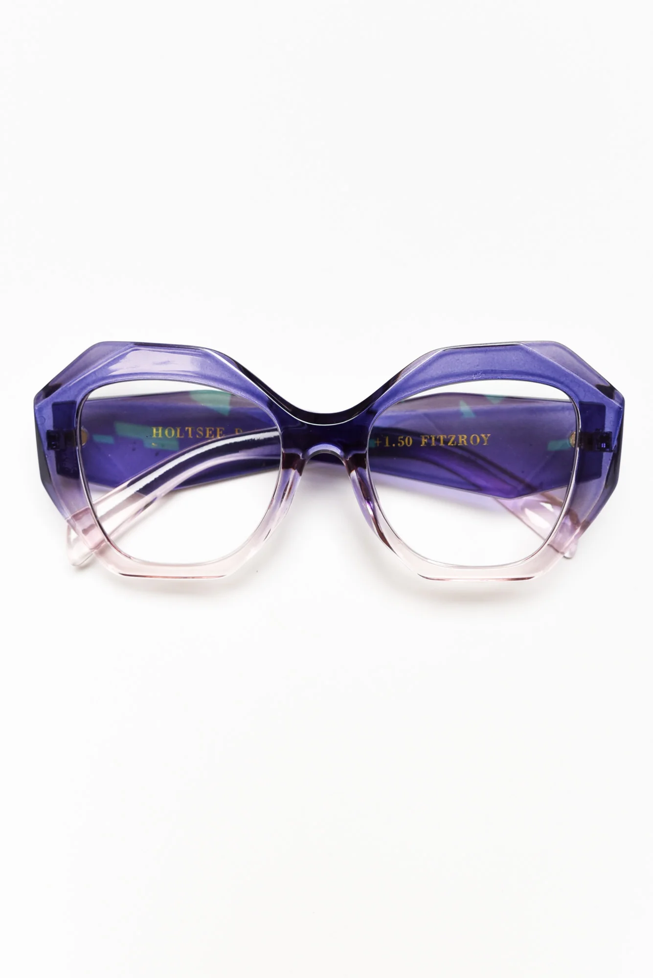 Fitzroy Purple Ombre Oversized Reading Glasses