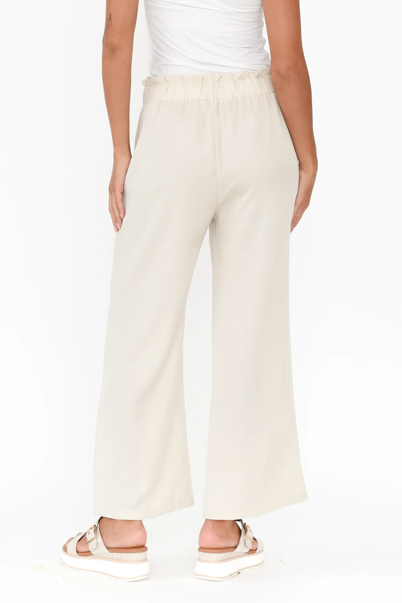 Vermont Ivory Drawstring Pants