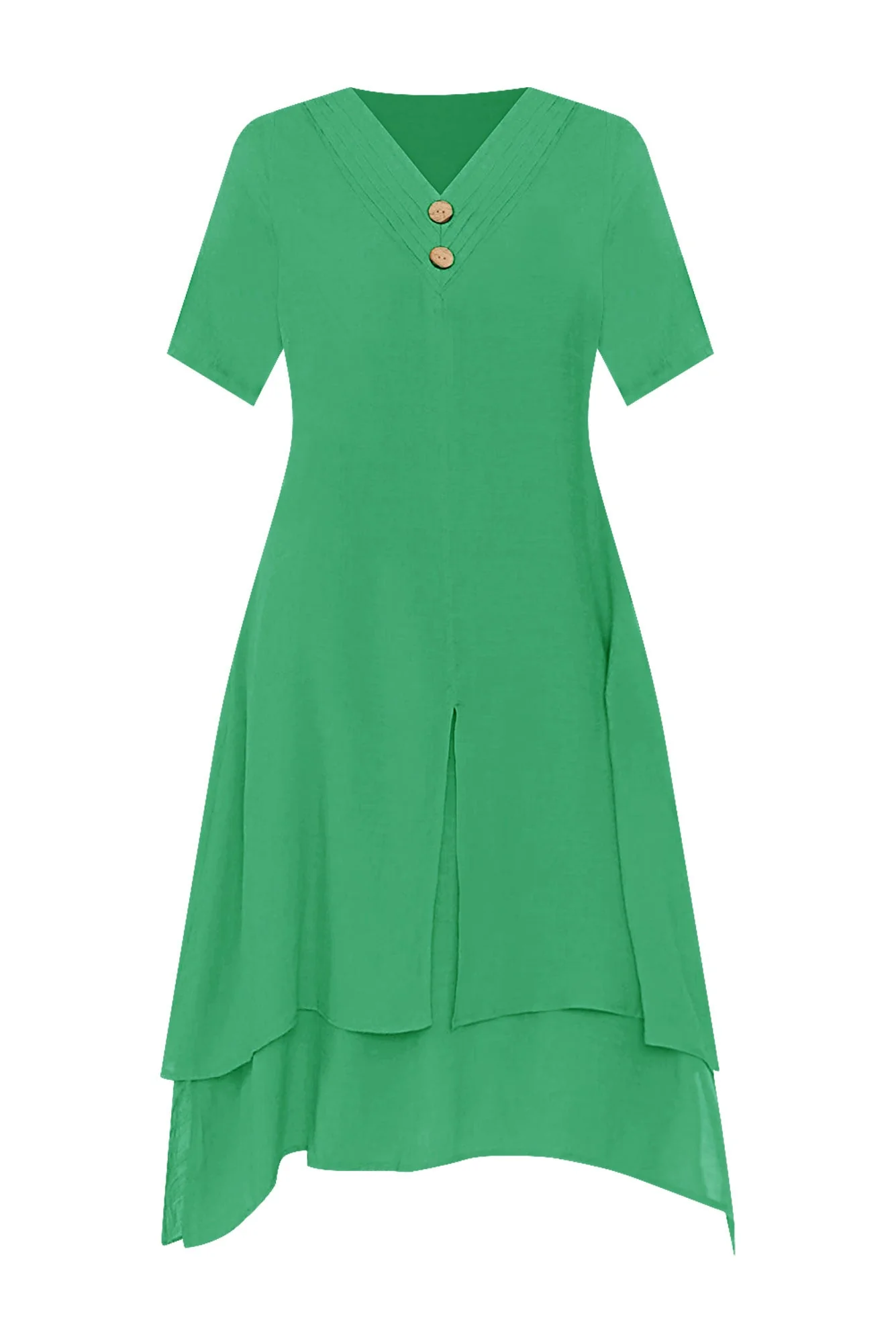 Nala Green Layers Dress