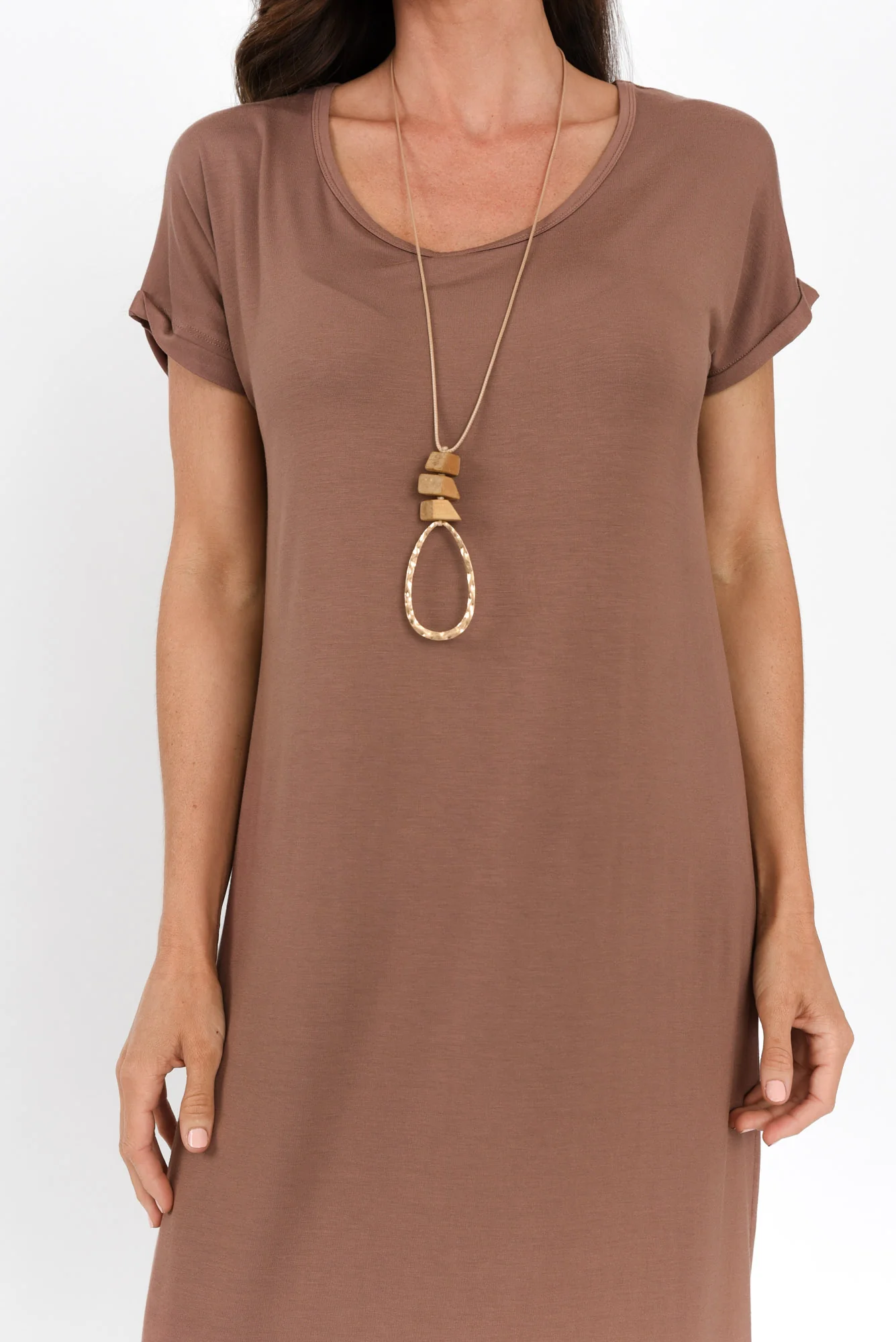 Elsie Chocolate Bamboo Dress