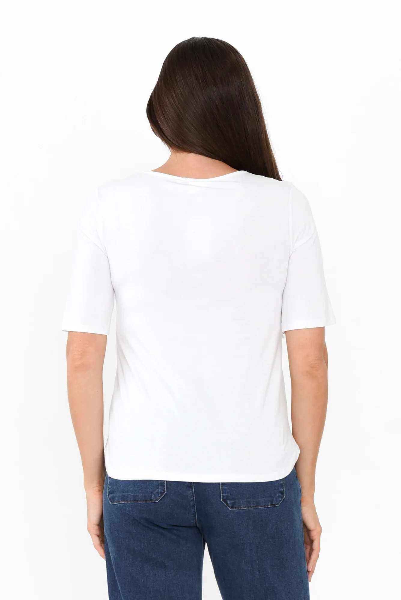 Sophie White Bamboo Top