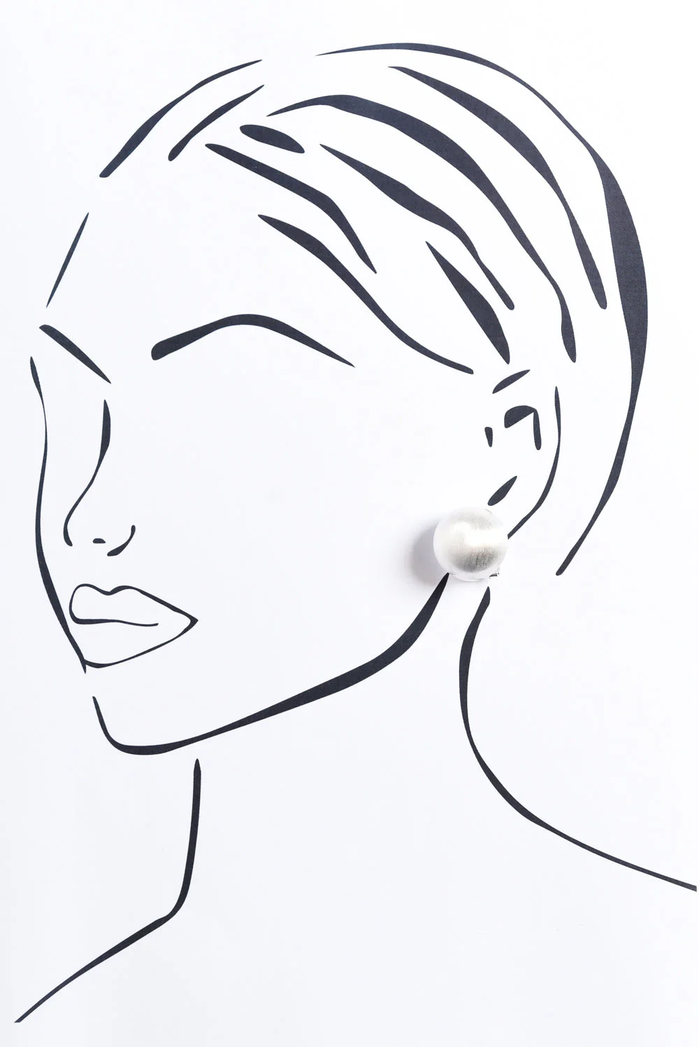 Candice Silver Stud Earrings