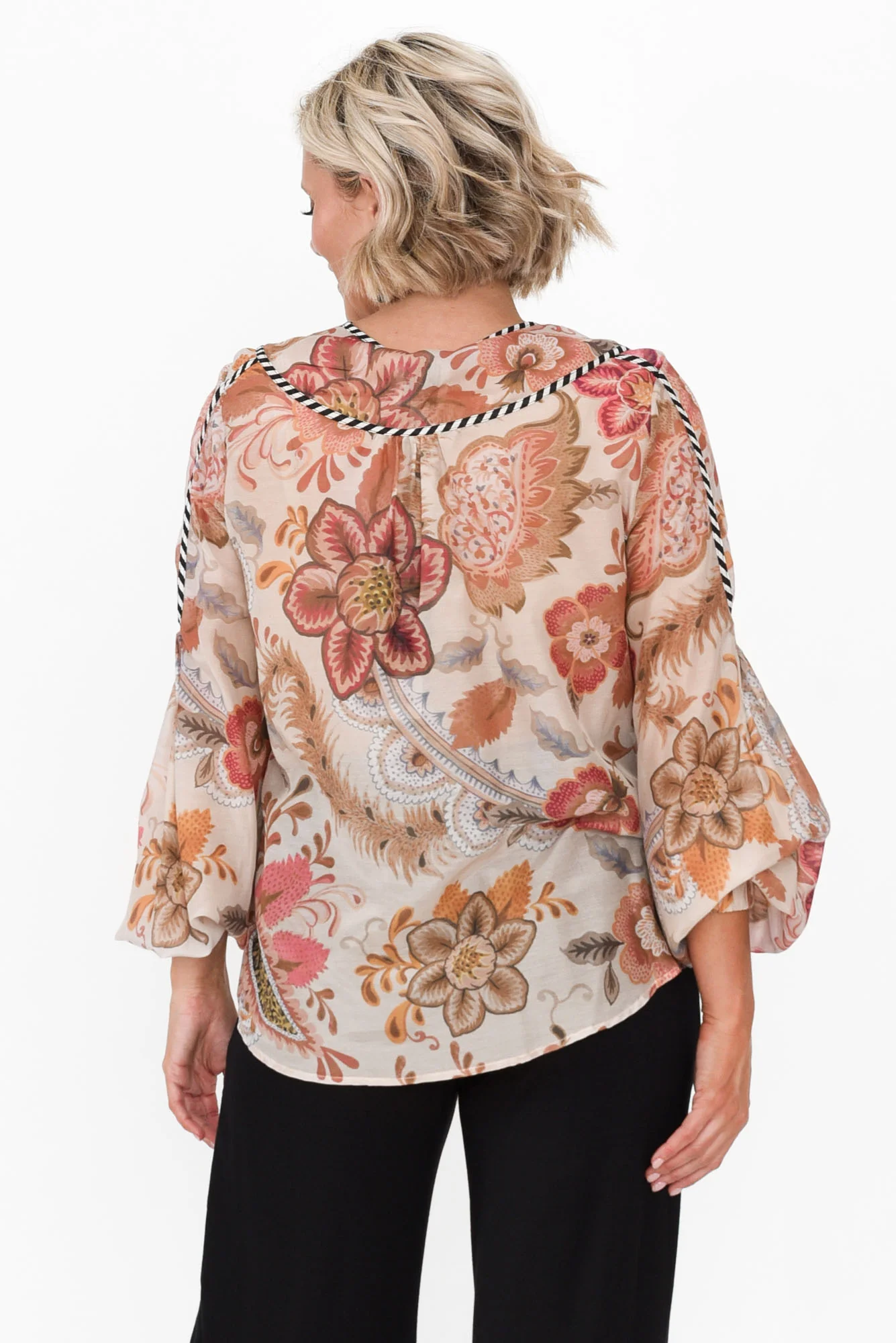 Altair Aries Floral Cotton Silk Shirt