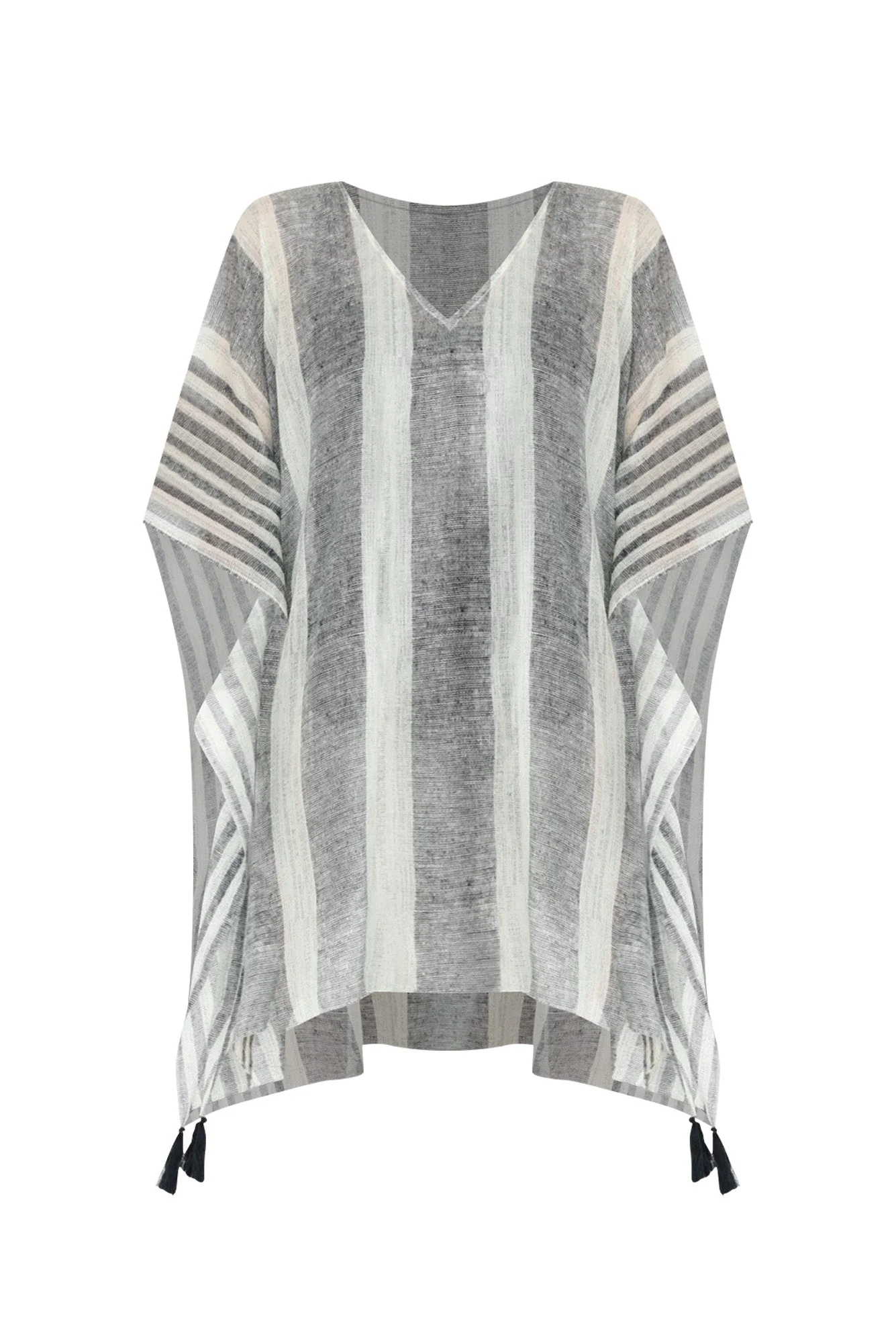 Stella Navy Stripe Cotton Kaftan