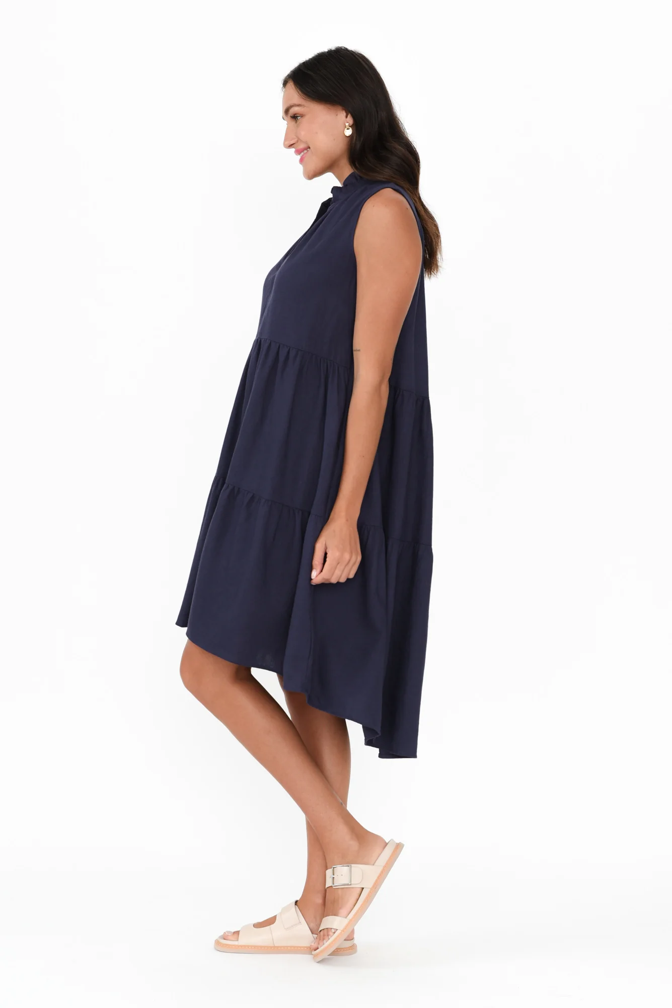 Liza Navy Tier Dress
